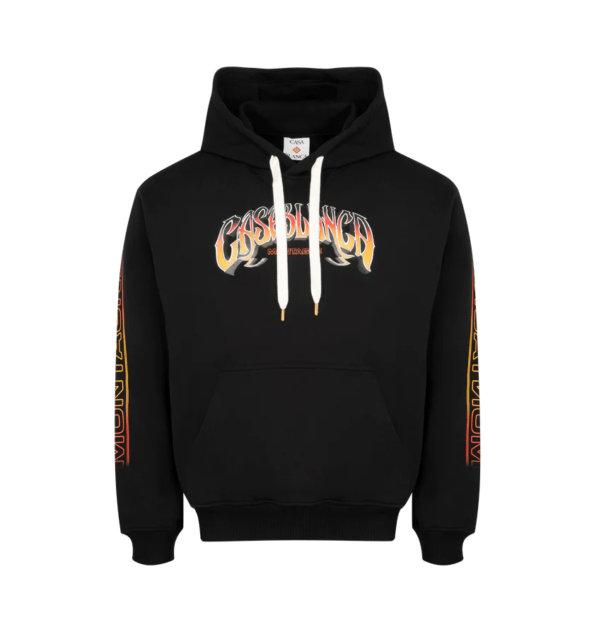 Casablanca o1h1sh11225 Ski Printed Hoodie in Black Size US S / EU 44-46 / 1 - 1 Thumbnail