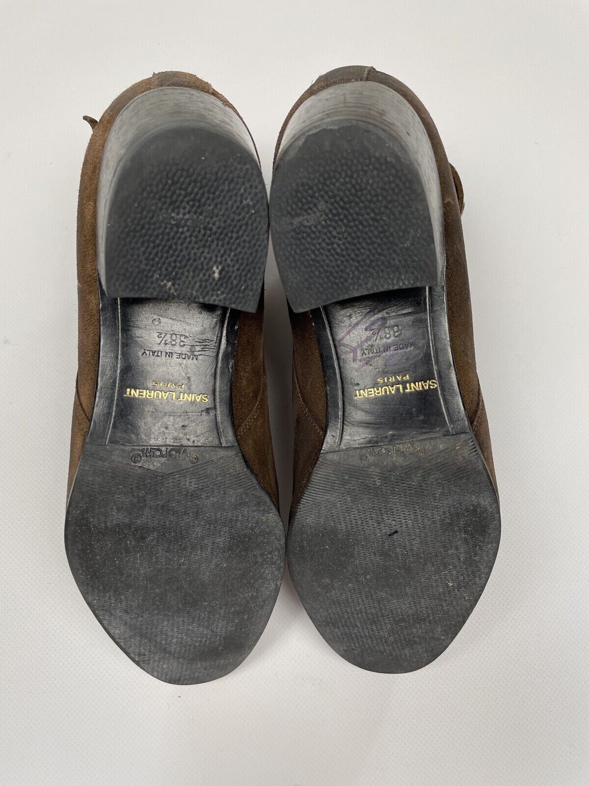 Saint Laurent Paris Saint Laurent Women's Brown Suede Blake Jodhpur Ankle Boots Size US 8.5 / IT 38.5 - 13 Thumbnail