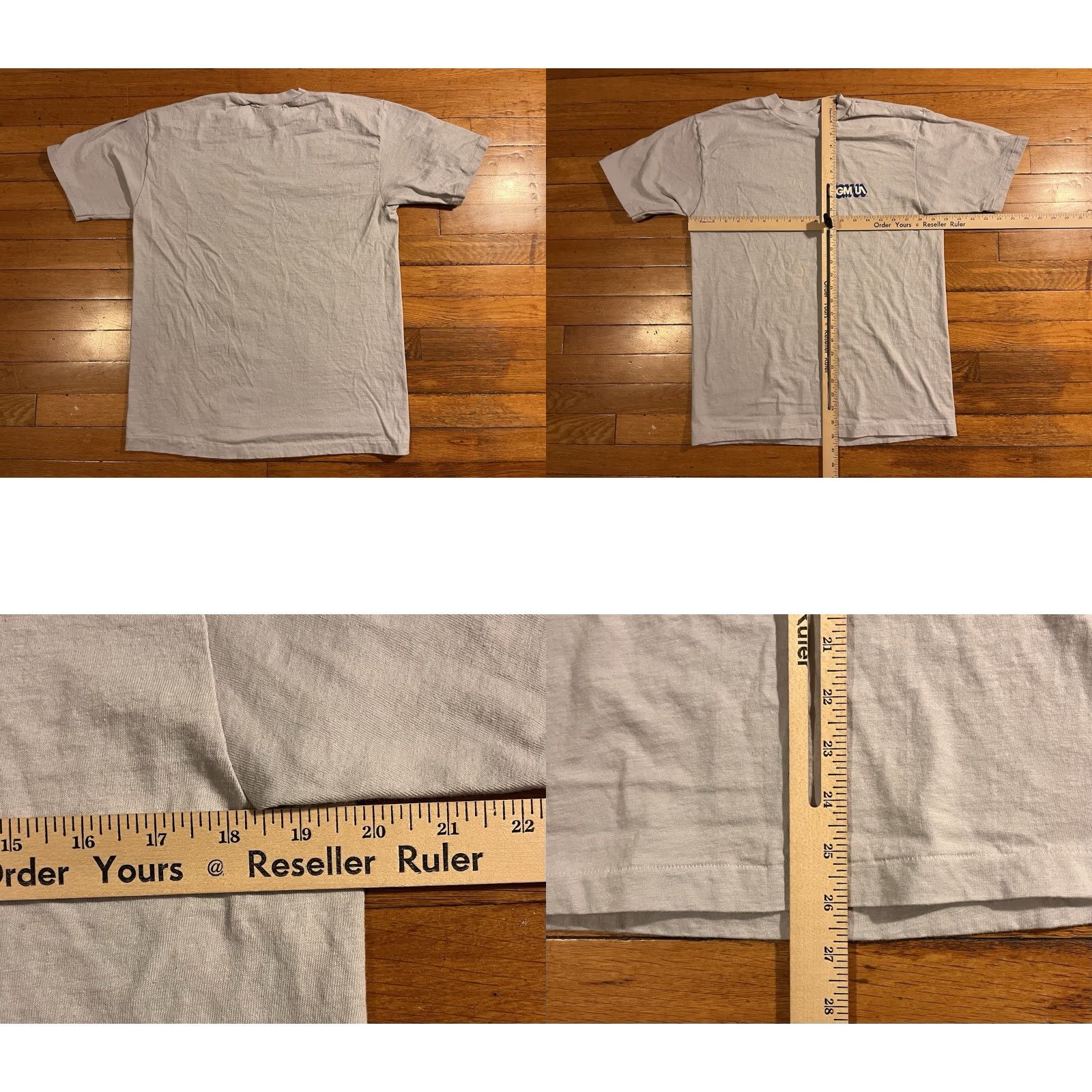 Hanes VINTAGE MGM UA United Artists Shirt Men’s L Grey 80s Graphic Print Crew Neck Short Sleeve Hanes Beefy M Fits Like XL Mens Shirt Size US M / EU 48-50 / 2 - 8 Thumbnail