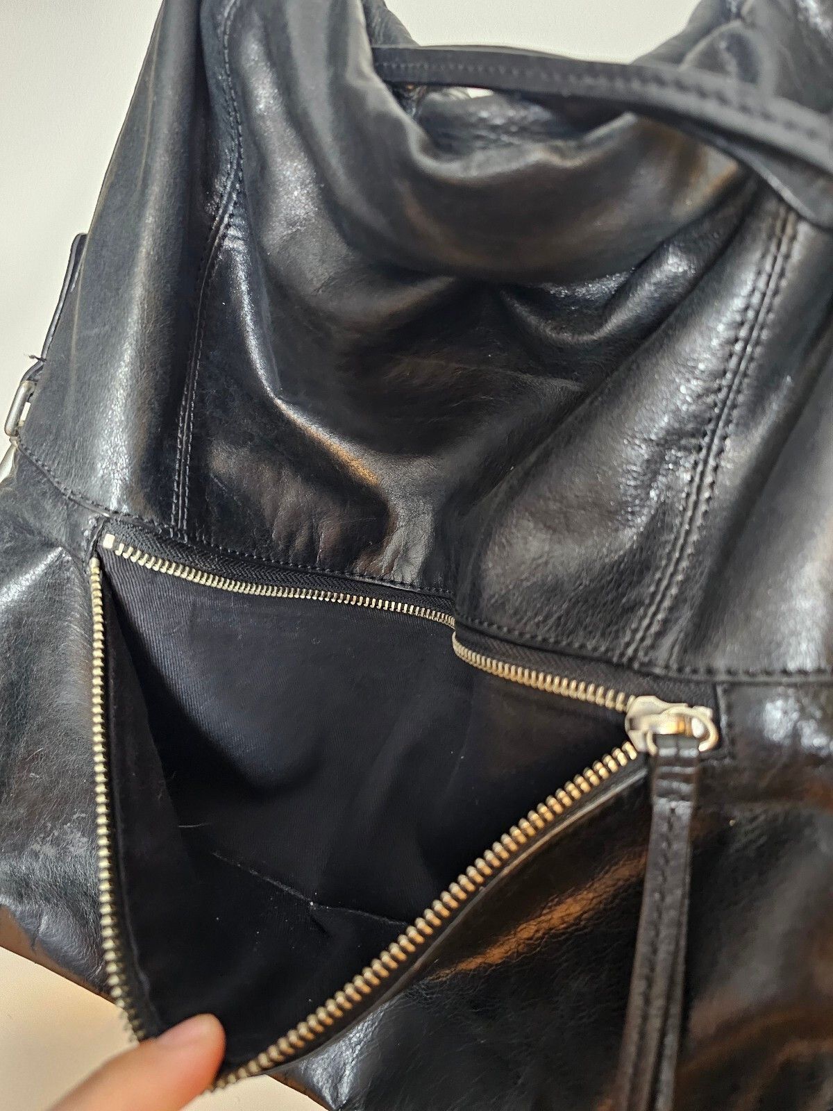 Club Monaco Purse Black Womens Shoulder Bag Boho, Women's — image 3 of 6