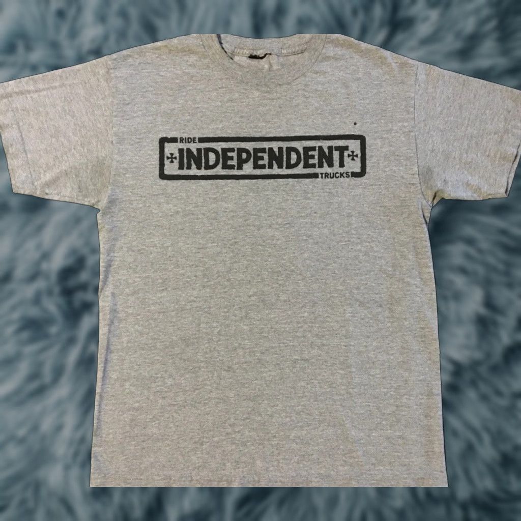 Thrasher VINTAGE Thrasher Shirt Skater S Gray Distressed 90s Y2K Punk Grunge Skate Independent Trucks Cross Shirt Mens Size US S / EU 44-46 / 1 - 1 Thumbnail