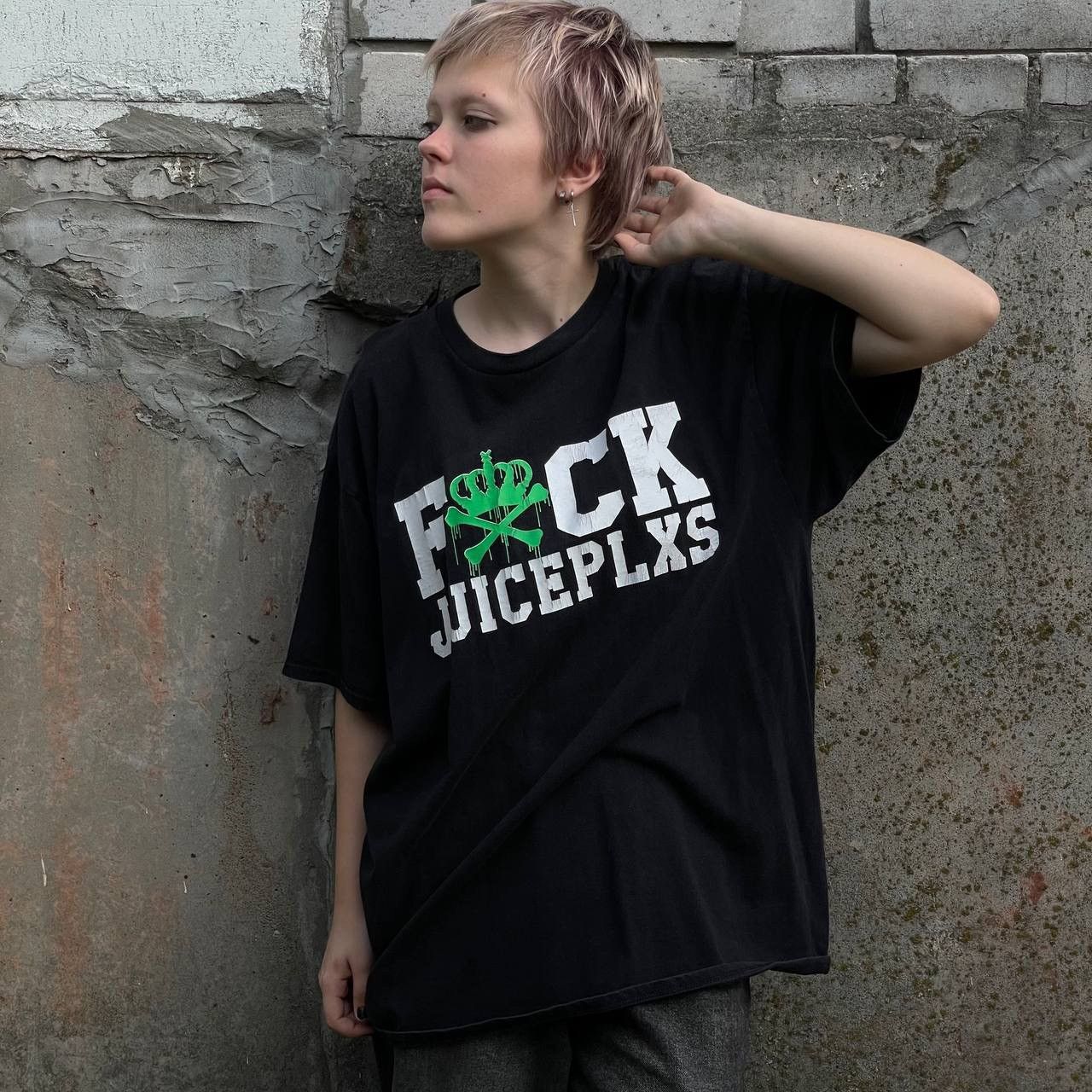 Band Tees Vintage T-shirts Fuck Juiceplxs Big Logo Rap Y2K Style USA Size US XXL / EU 58 / 5 - 1 Thumbnail