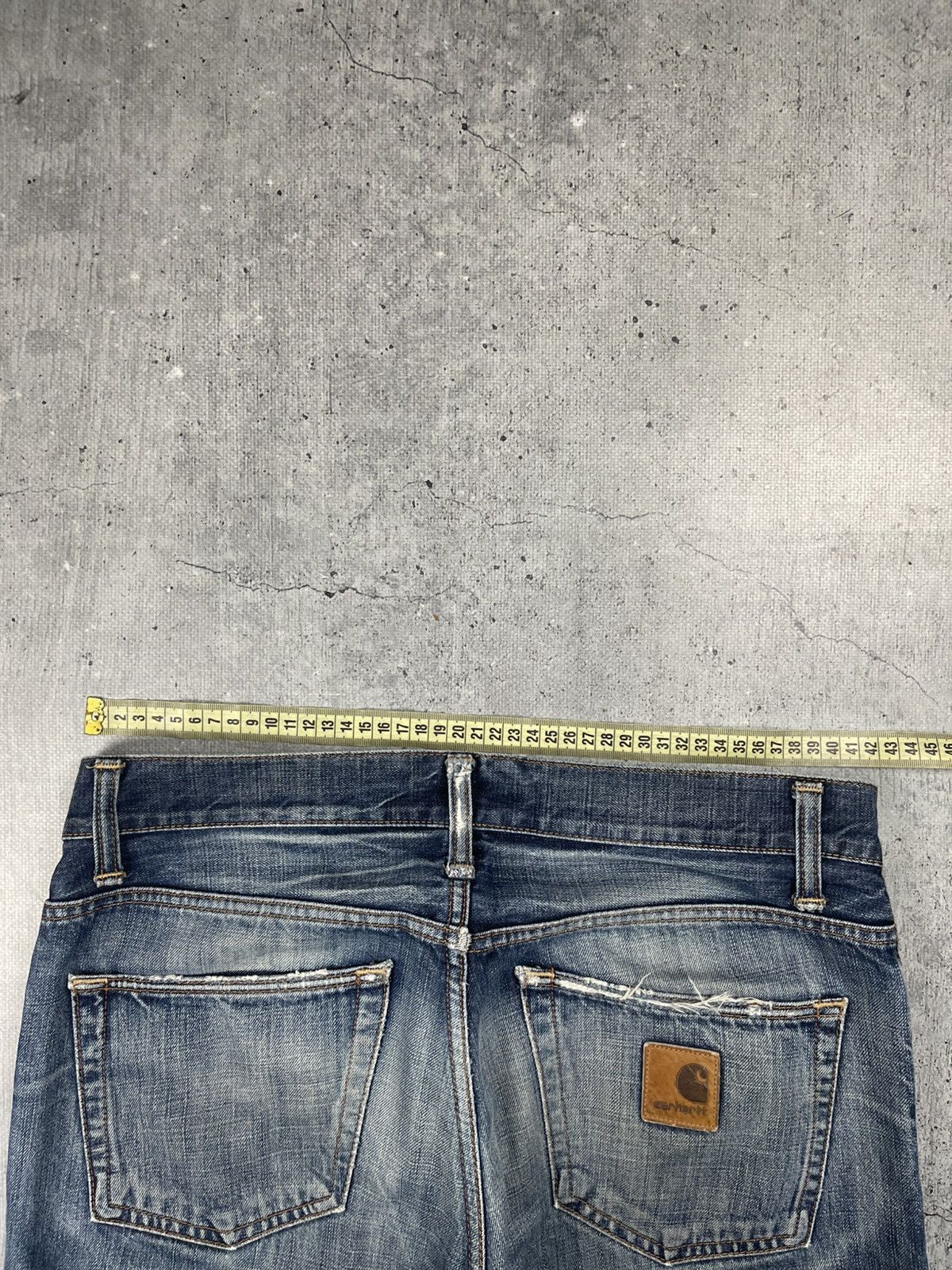 Carhartt Crazy Vintage 90s Carhartt Jeans Relaxed Fit Light Wash Work Size US 31 - 3 Thumbnail
