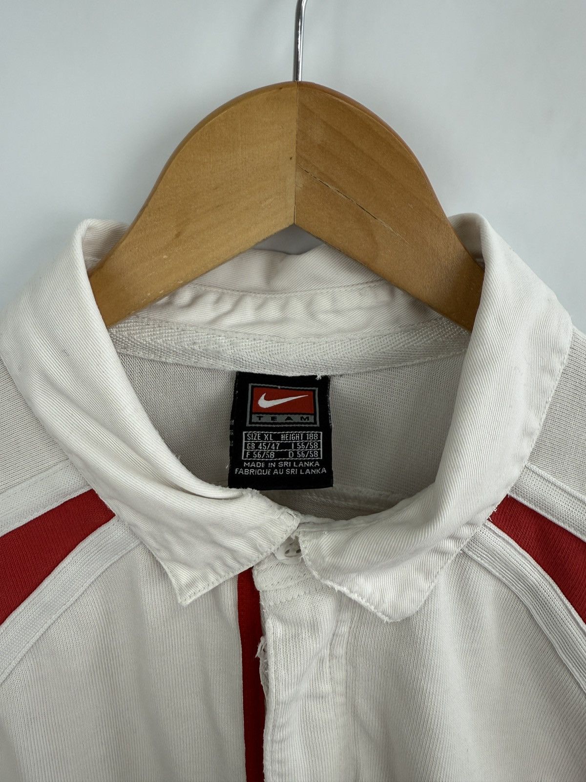 Nike 🏴󠁧󠁢󠁥󠁮󠁧󠁿 Vintage 90s Nike Rugby England BT Cellnet Y2K Rare Retro Size US XL / EU 56 / 4 - 5 Thumbnail