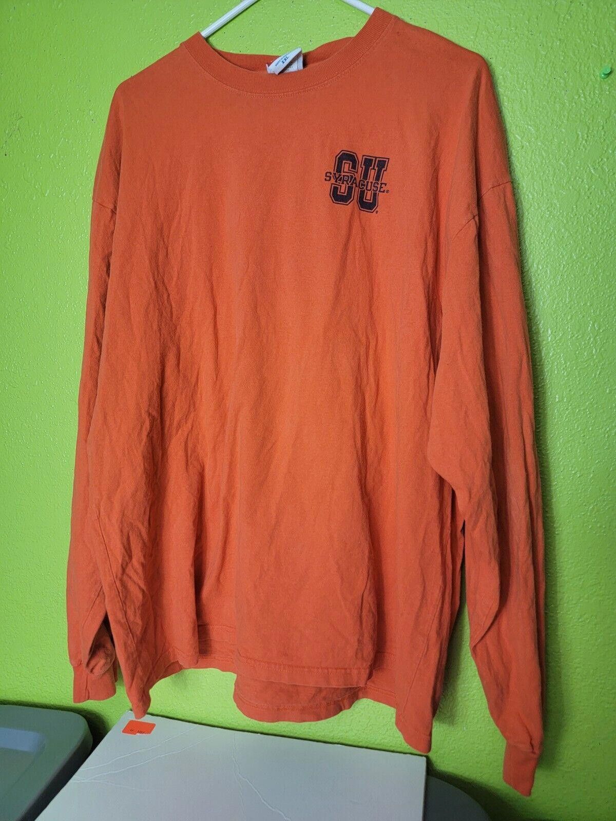 Champion Y2K Champion Syracuse University Long Sleeve Shirt 2XL Size ONE SIZE - 2 Thumbnail