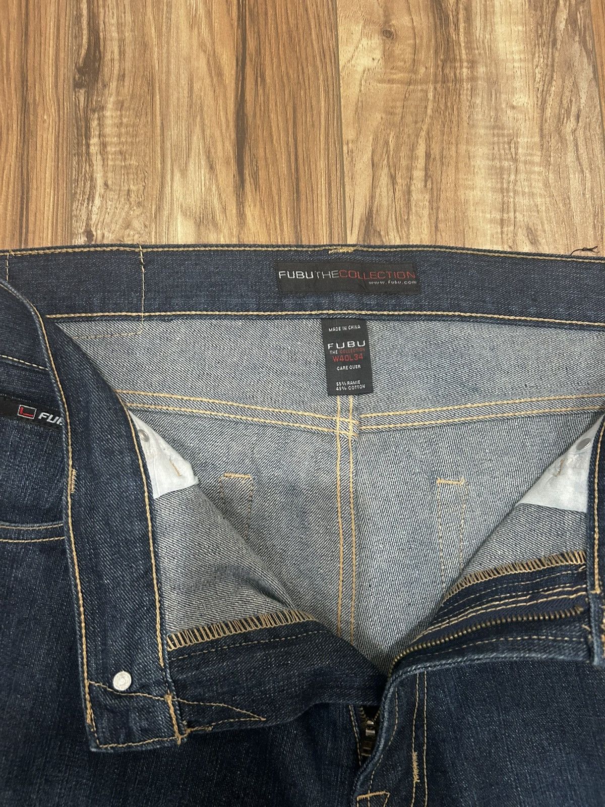 Fubu Vintage Y2K baggy fubu denim jeans with embroidery Size US 40 / EU 56 - 4 Thumbnail