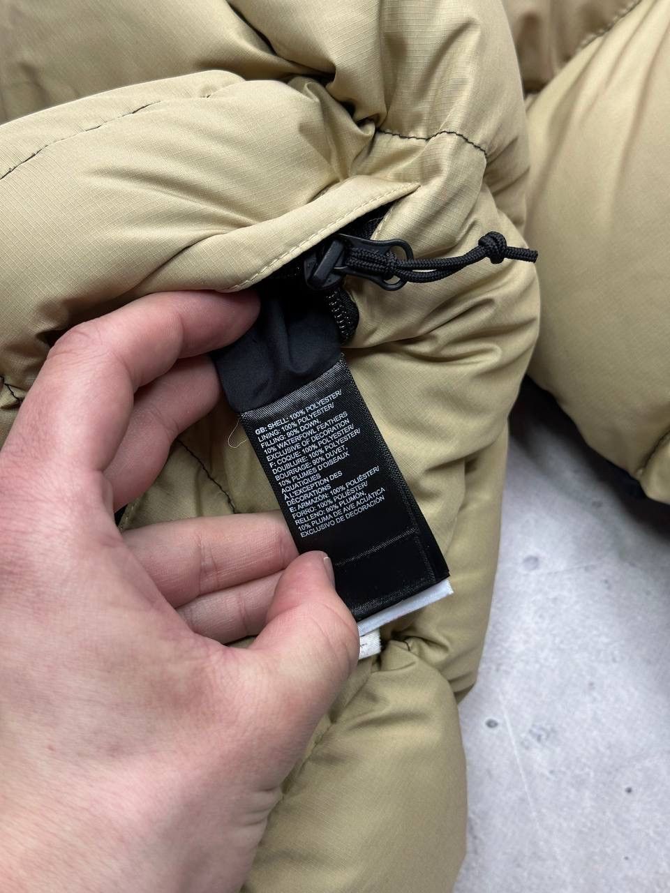 The North Face The North Face 1996 700 Nuptse Down Jacket Beige Black L Size US L / EU 52-54 / 3 - 11 Thumbnail