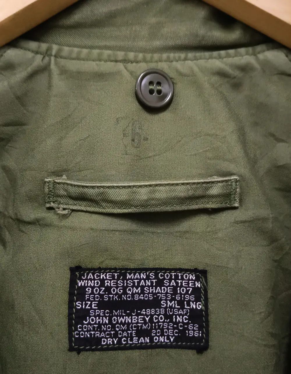 Vintage Vintage 60s Vietnam War US Air Force Hoodie Parka Jacket Size US L / EU 52-54 / 3 - 7 Thumbnail