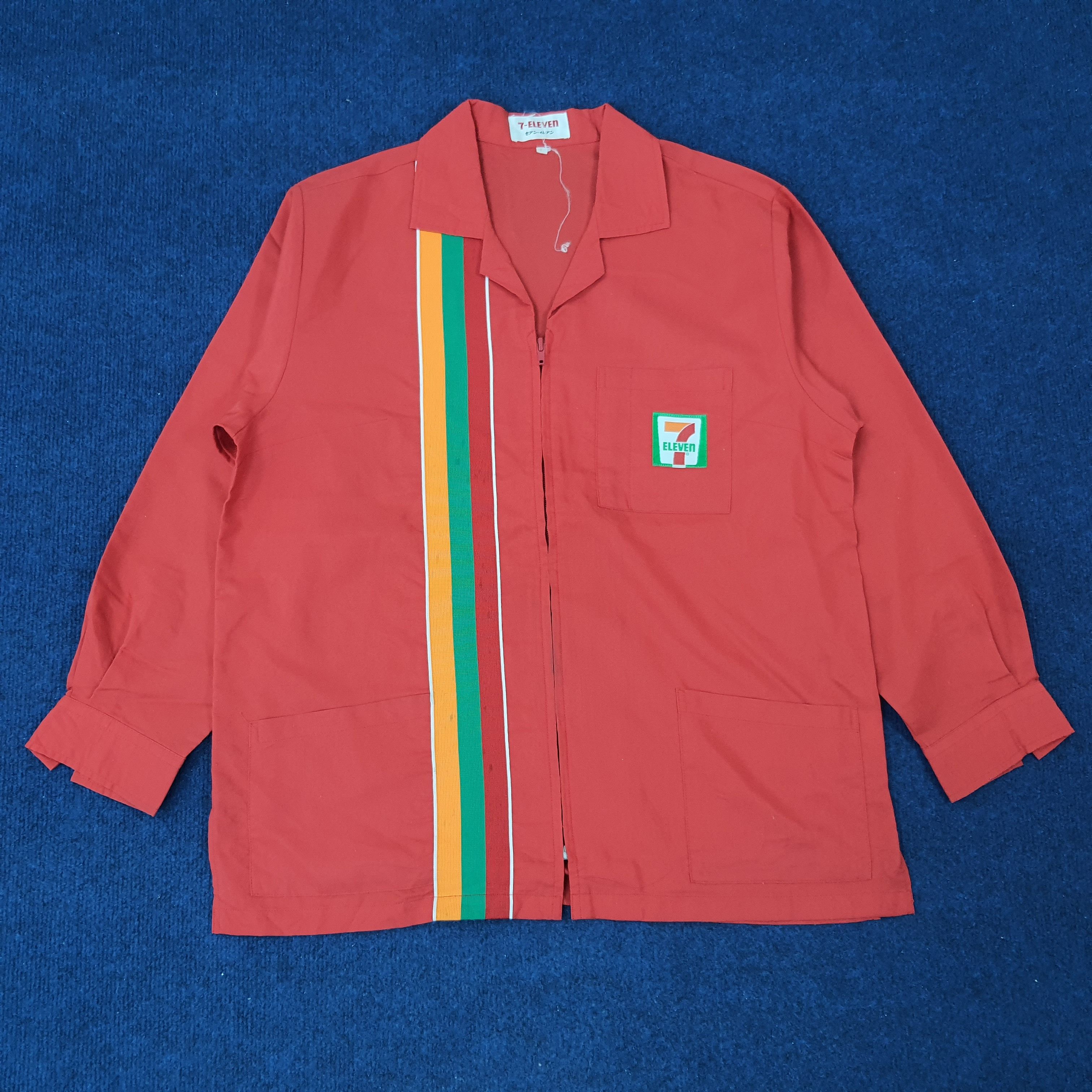 Japanese Brand × Vintage Vintage 7 Eleven Staff Japan Edition Uniform Jacket C219N66 Size US M / EU 48-50 / 2 - 1 Thumbnail