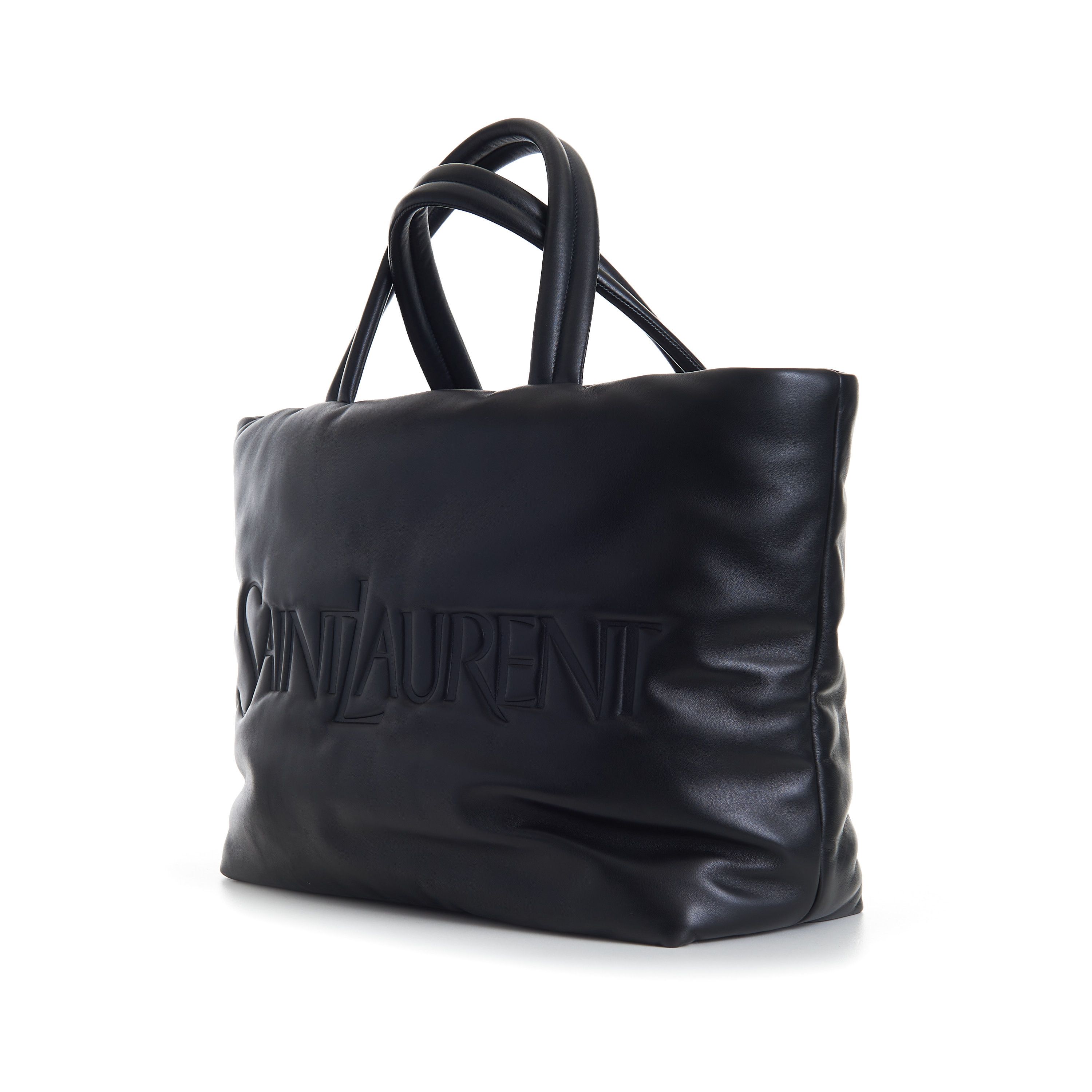 Saint Laurent Paris Padded Tote Bag With SaintLaurent Signature Size ONE SIZE - 2 Thumbnail