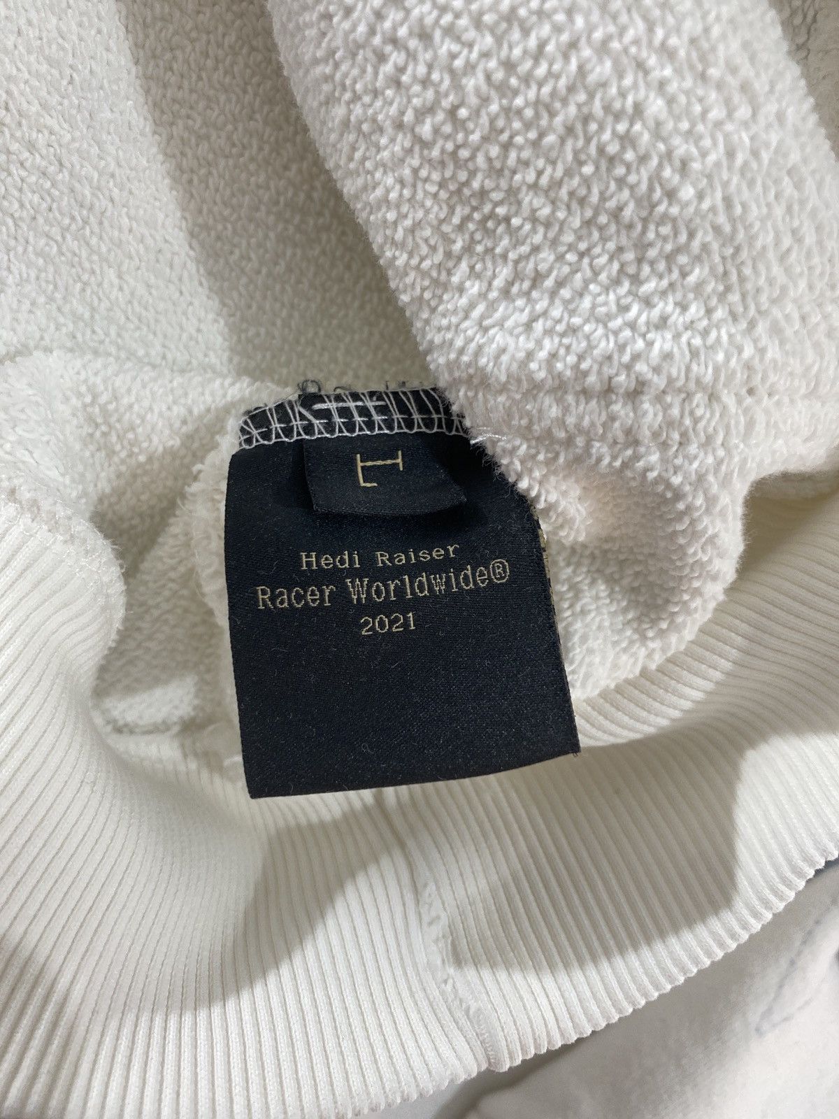 Racer Worldwide Racer Worldwide x Hedi Raiser White Logo Hoodie Size US L / EU 52-54 / 3 - 9 Thumbnail