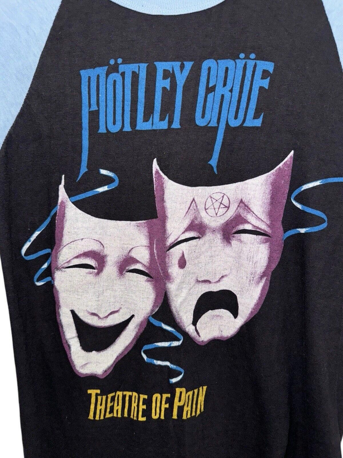 Designer Vintage Motley Crue Theatre Of Pain 1985 Band Shirt Sz S Size US S / EU 44-46 / 1 - 3 Thumbnail