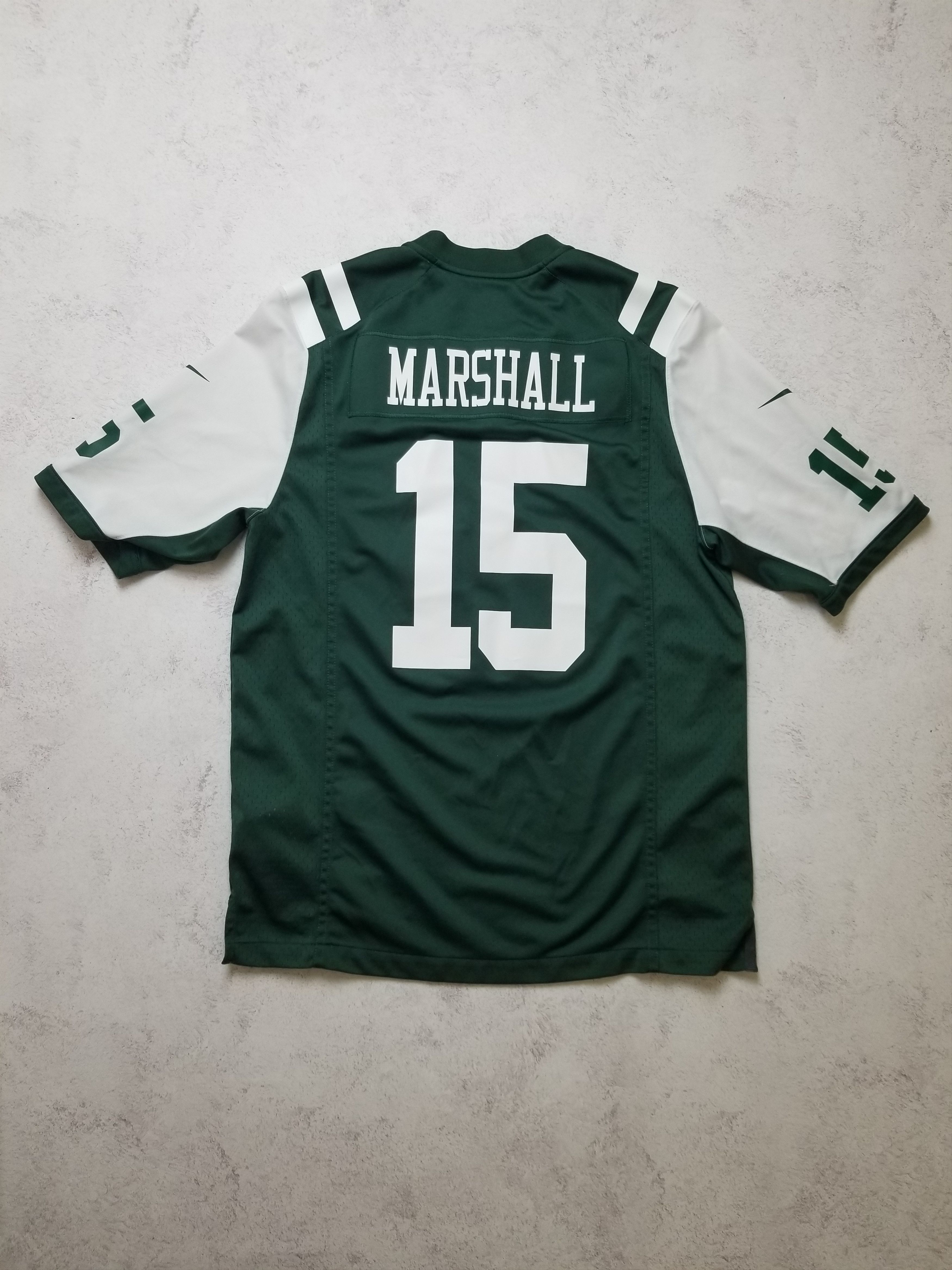Nike New York Jets NFL Jersey Nike Green #15 Brandon Marshall Size US M / EU 48-50 / 2 - 3 Thumbnail