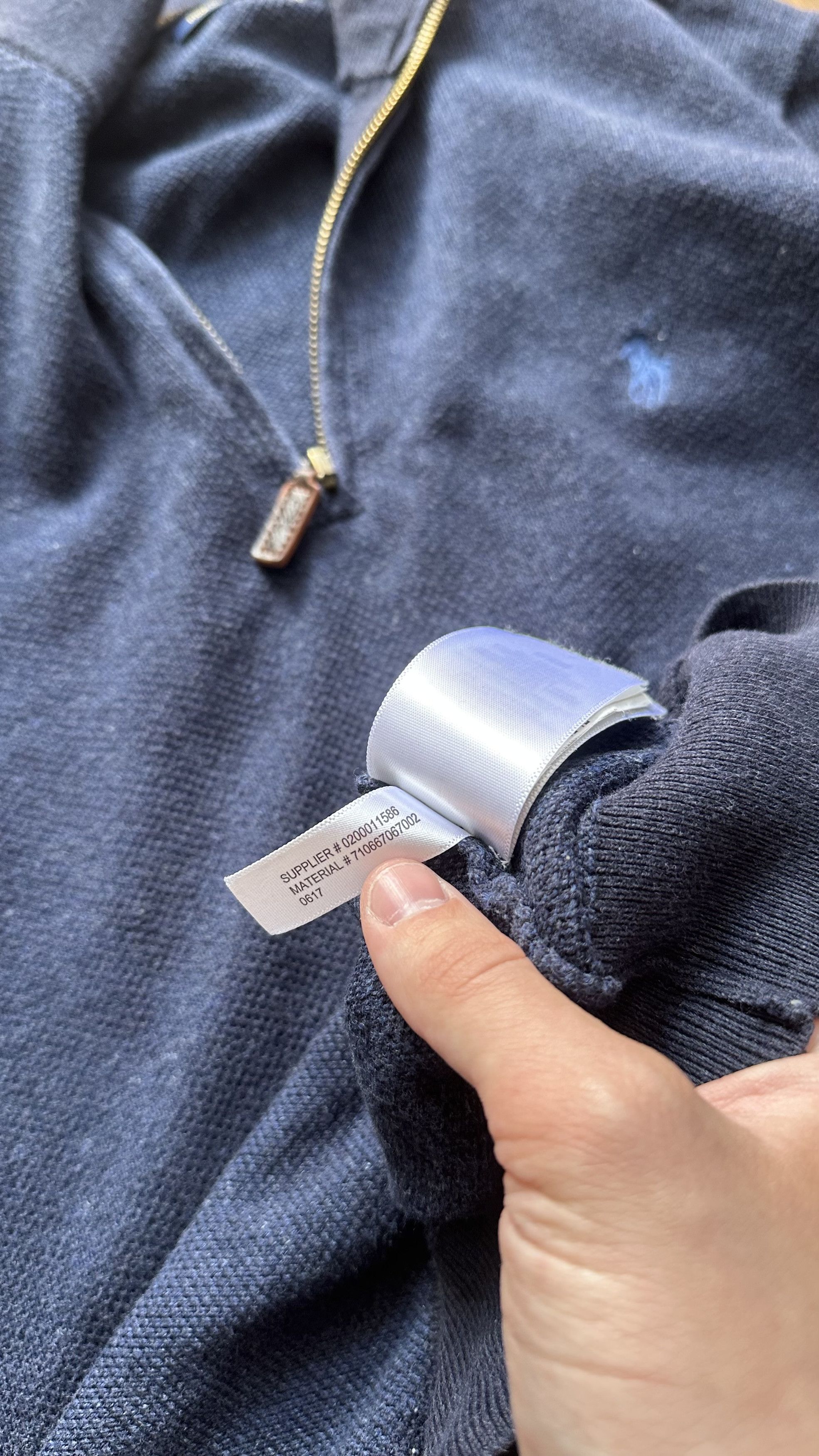 Polo Ralph Lauren × Vintage Vintage Polo Ralph Lauren 1/3 zip sweater oldmoney Size US M / EU 48-50 / 2 - 8 Thumbnail