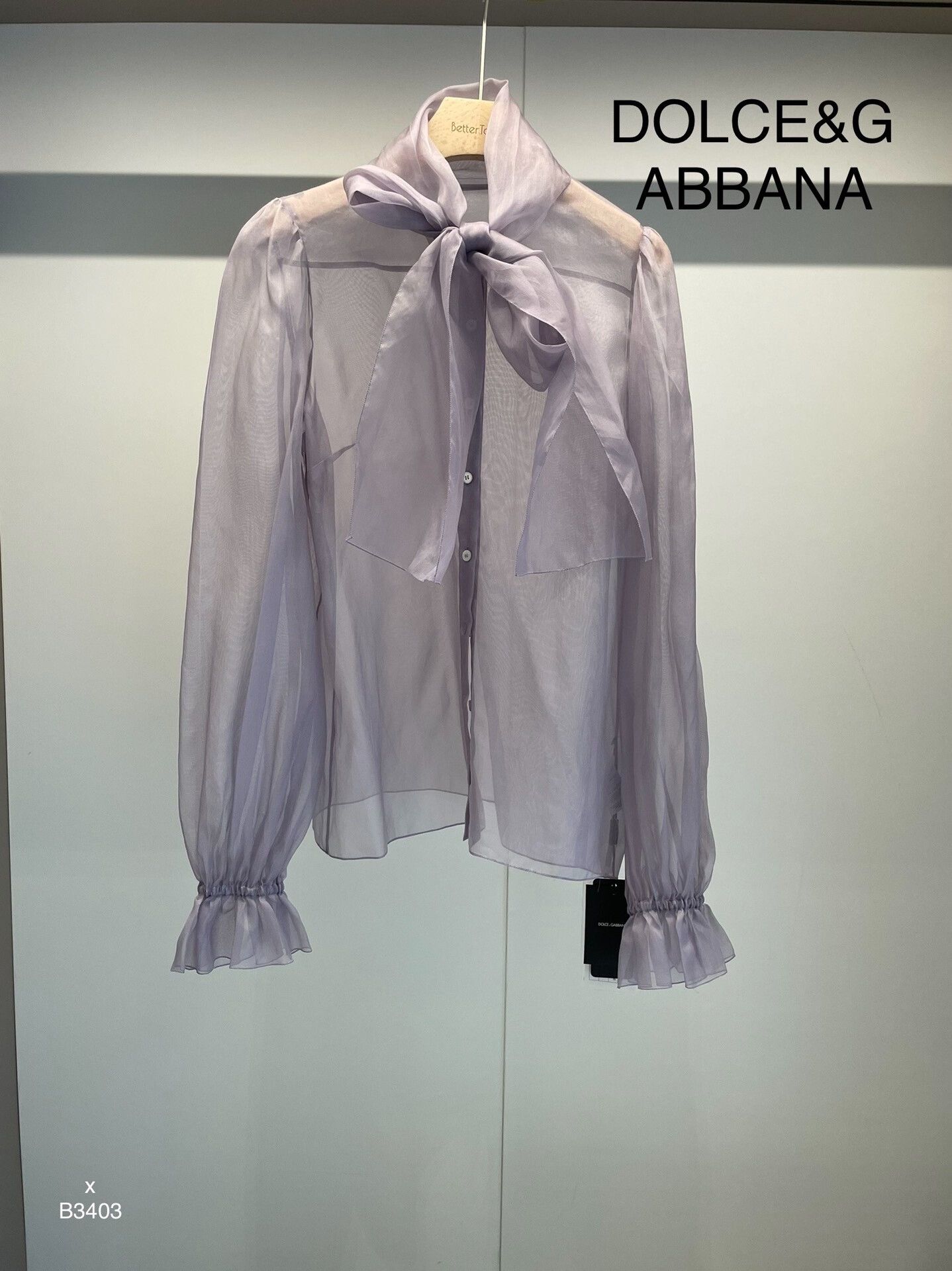 Dolce & Gabbana New DG Silk Shirt Size M / US 6-8 / IT 42-44 - 1 Thumbnail