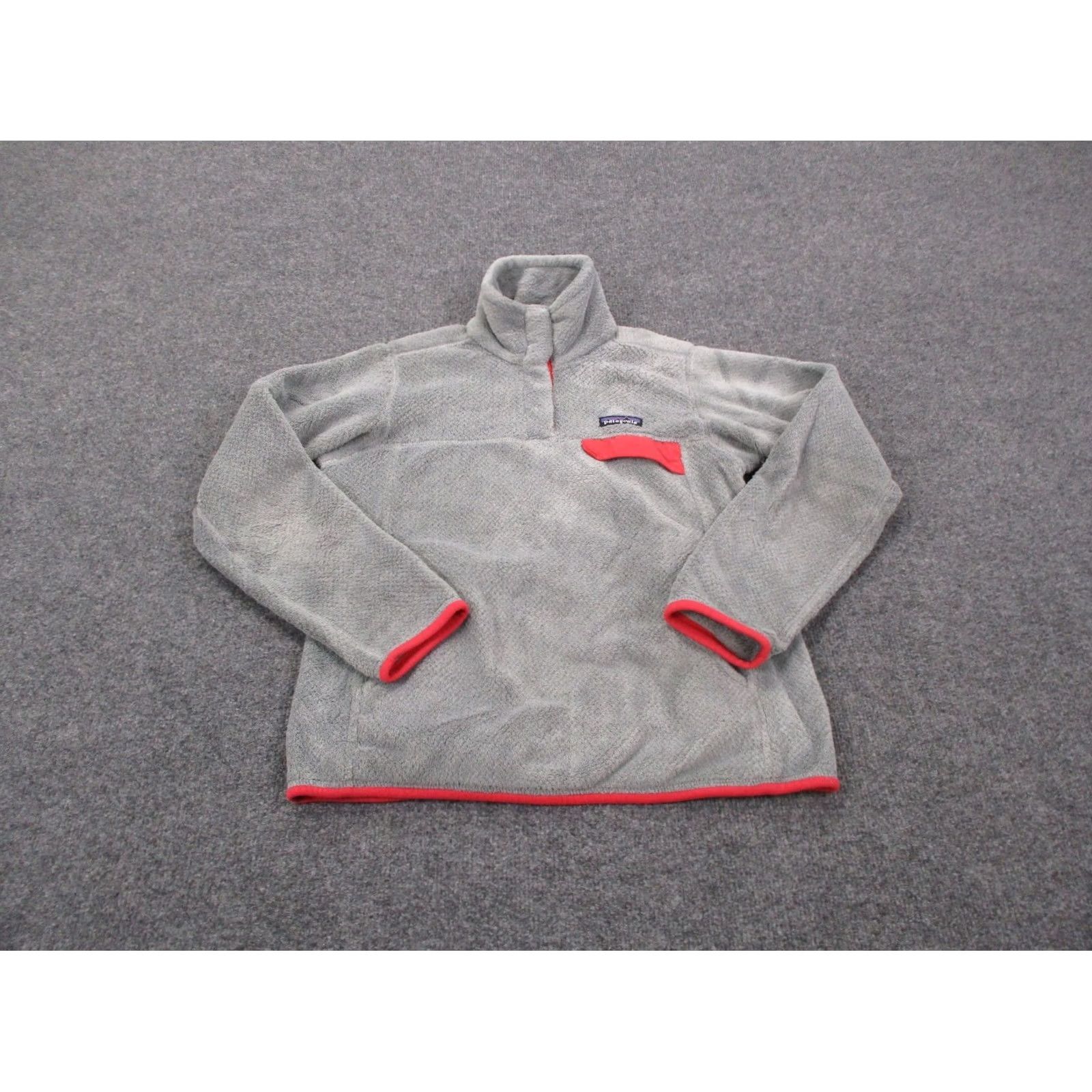 Patagonia Patagonia Jacket Womens XS Snap Polartec Outdoor Hiking Camping Pullover Windbreaker Logo Gray - 25442 Size XS / US 0-2 / IT 36-38 - 2 Thumbnail