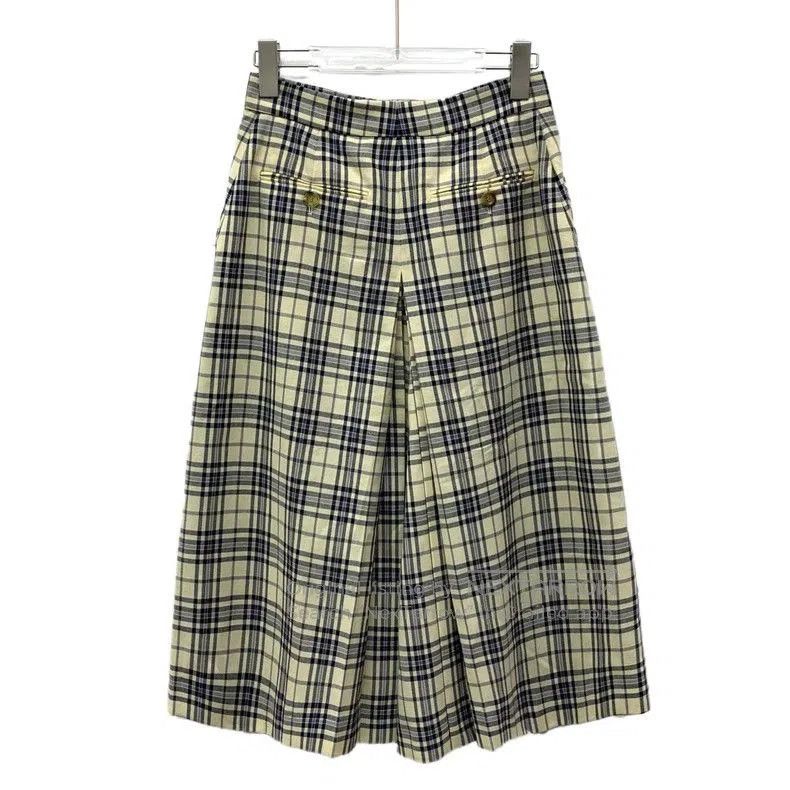 Gucci Gucci Colorblock Plaid Wool Culottes. Size US 28 / EU 44 - 2 Thumbnail