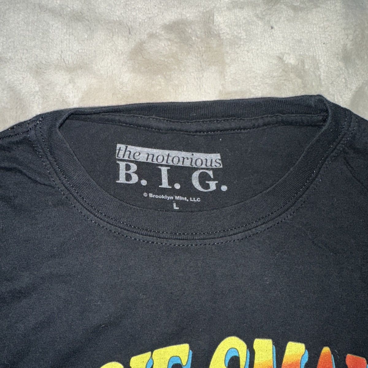 Vintage BIGGIE B.I.G T Shirt Size US M / EU 48-50 / 2 - 2 Thumbnail
