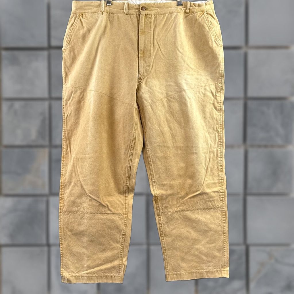 Vintage VINTAGE Western Field Pants Mens 40x29 Double Knee Canvas Hunt Casual Workwear Cargo Pants Mens Brown 40x29 Regular Straight Mens Size US 40 / EU 56 - 1 Thumbnail