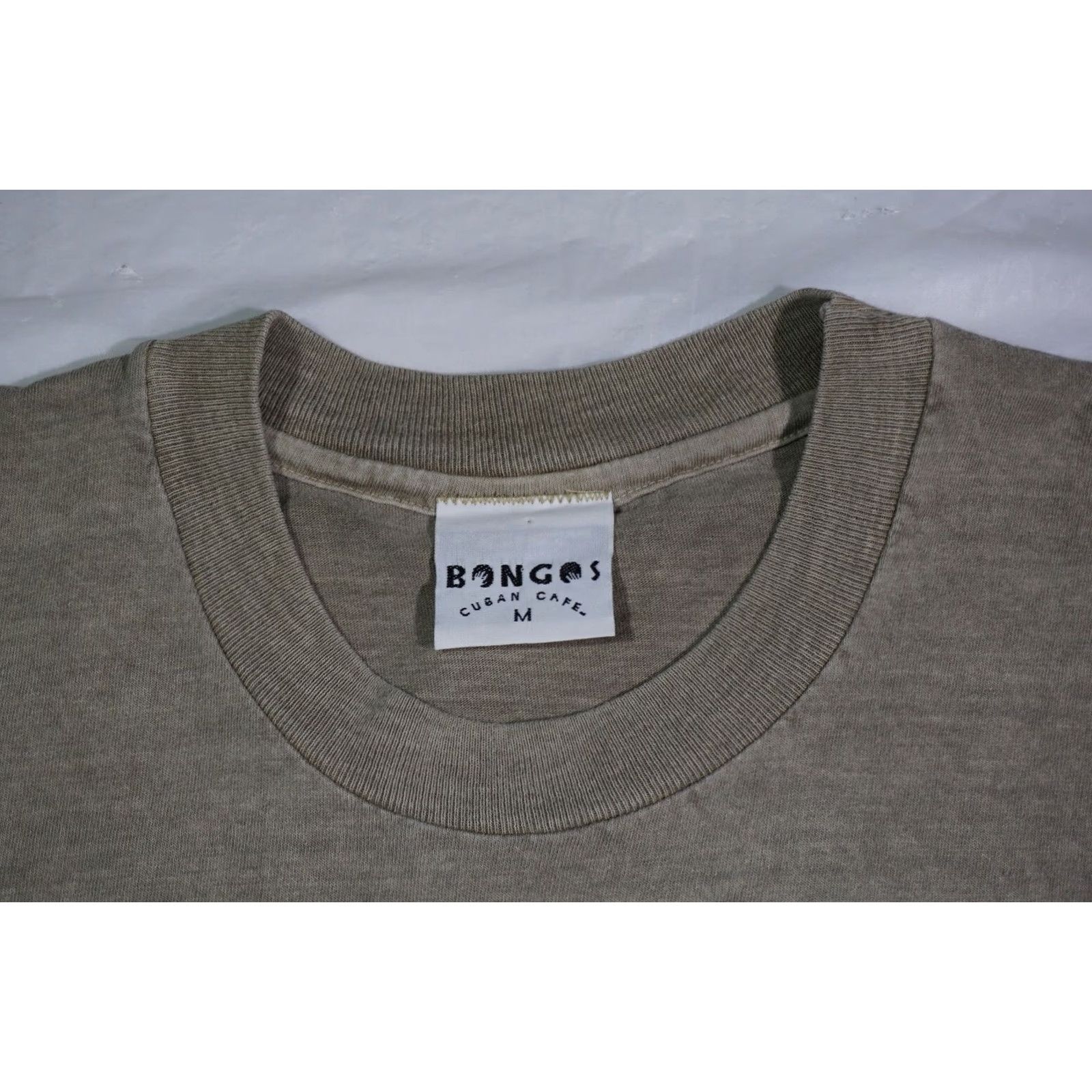 Disney VTG Bongos Cuban Cafe Downtown Disney Single Stitch Men Medium T-Shirt Beige / 1900s 2000s Disney Mens T-Shirt Size US M / EU 48-50 / 2 - 4 Thumbnail