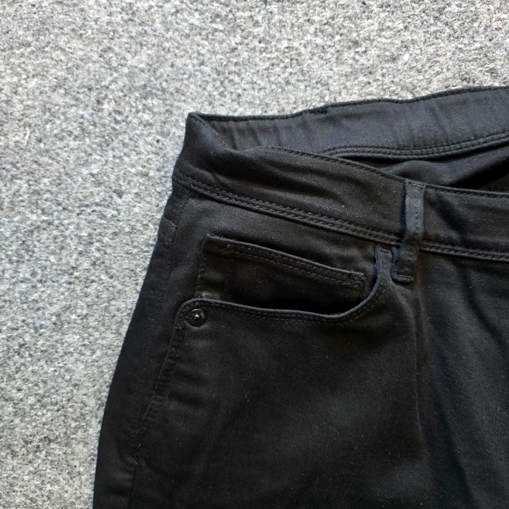 J. Jill J Jill Jeans Women Size 20 Black Denim Slim Ankle Mid Rise 5-Pocket Stretch Plus Womens Size 42" / US 20 - 3 Thumbnail