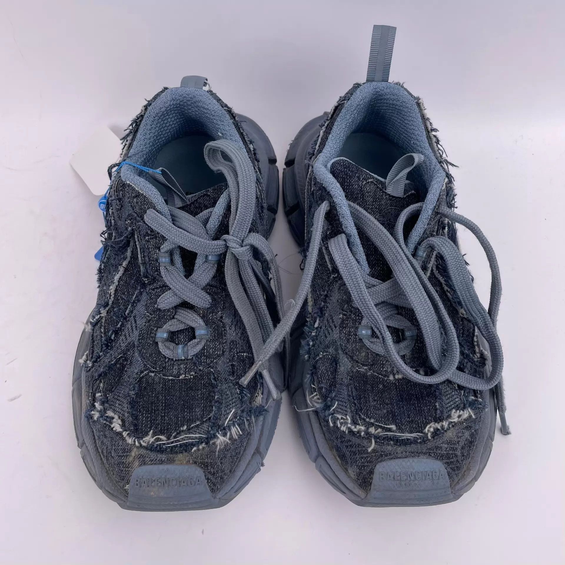 Balenciaga Balenciaga Denim Dad Shoe Blue 41 260510ZXXBY01 Size US 8 / EU 41 - 1 Thumbnail