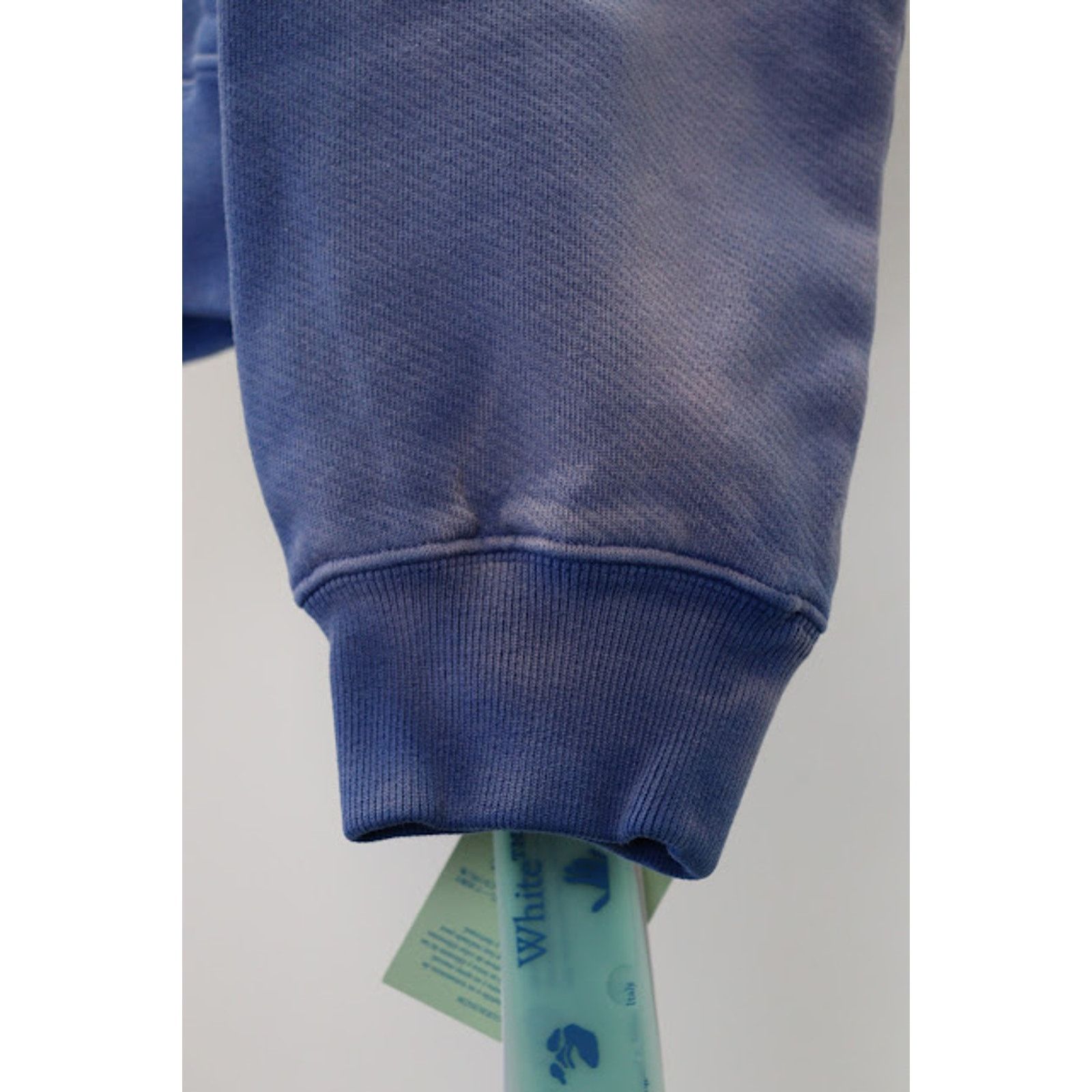 Off-White o1rshd1 Wave Off Boxy Hoodie in Purple White Size US S / EU 44-46 / 1 - 7 Thumbnail