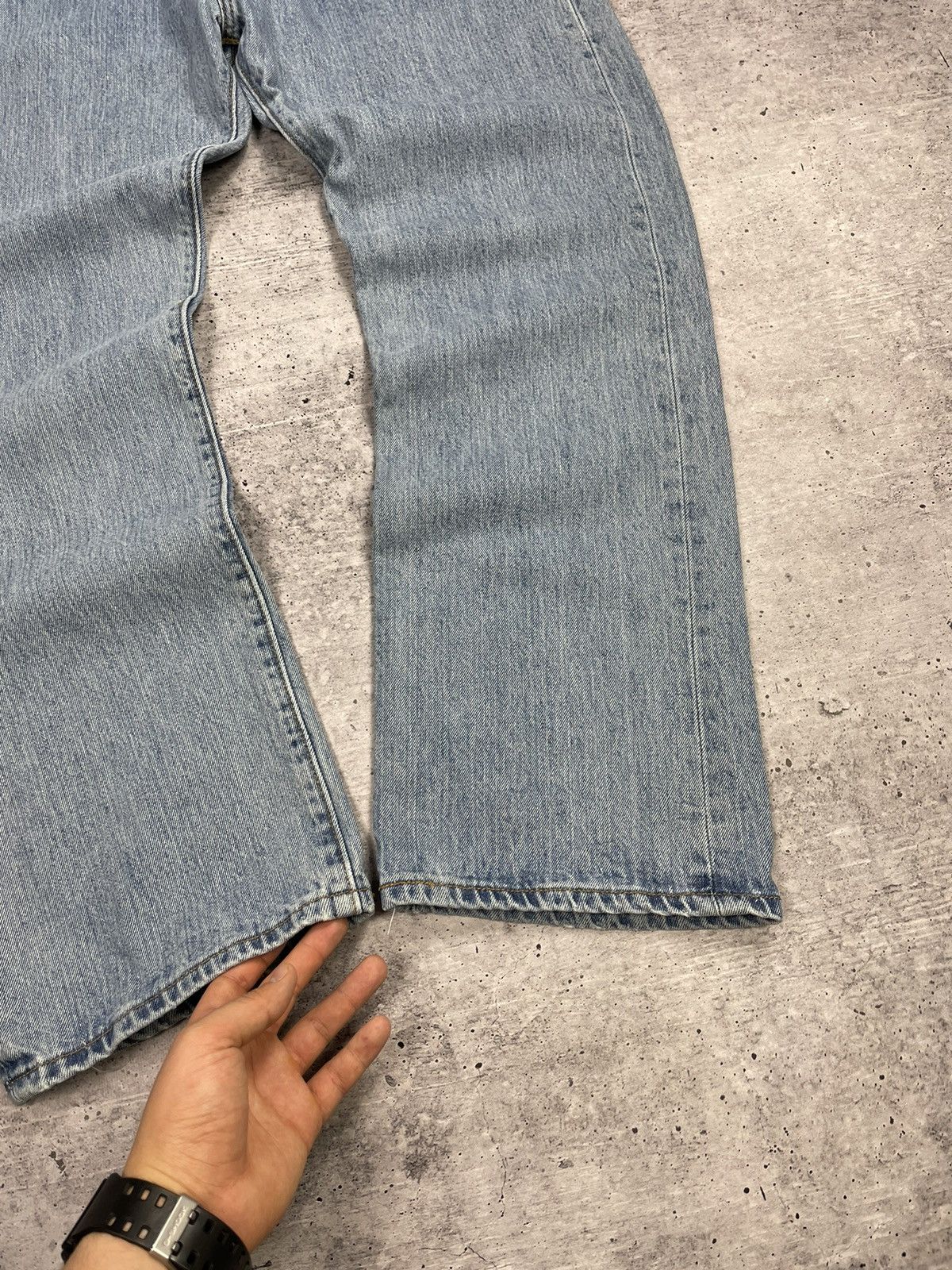 Levi's × Vintage Vintage Levi’s 501 Y2K Style Blue Stonewashed Denim Jeans Size US 36 / EU 52 - 4 Thumbnail