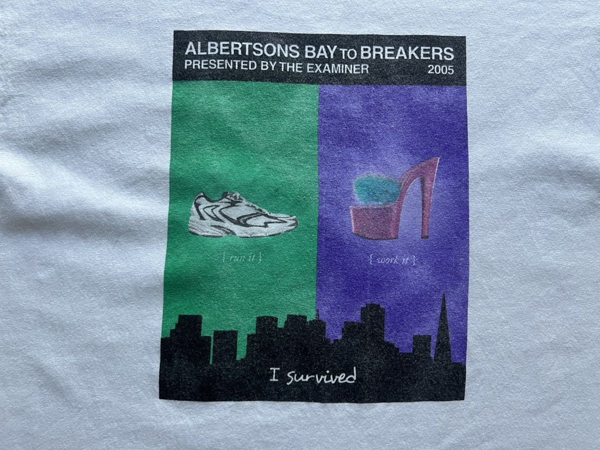 Vintage Vintage : Albertsons Bay to Breakers The Examiner 2005 Size US L / EU 52-54 / 3 - 4 Thumbnail
