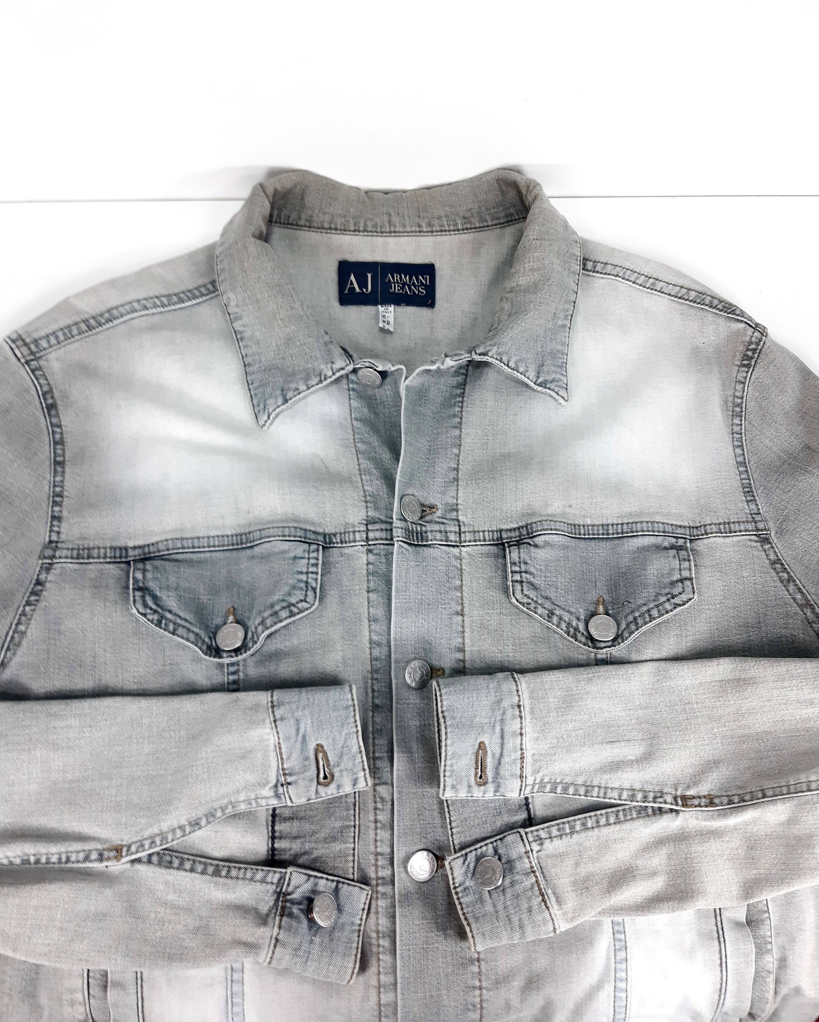 Armani Vintage ARMANI JEANS Italy Denim Jakcet size 52 Size US L / EU 52-54 / 3 - 4 Thumbnail