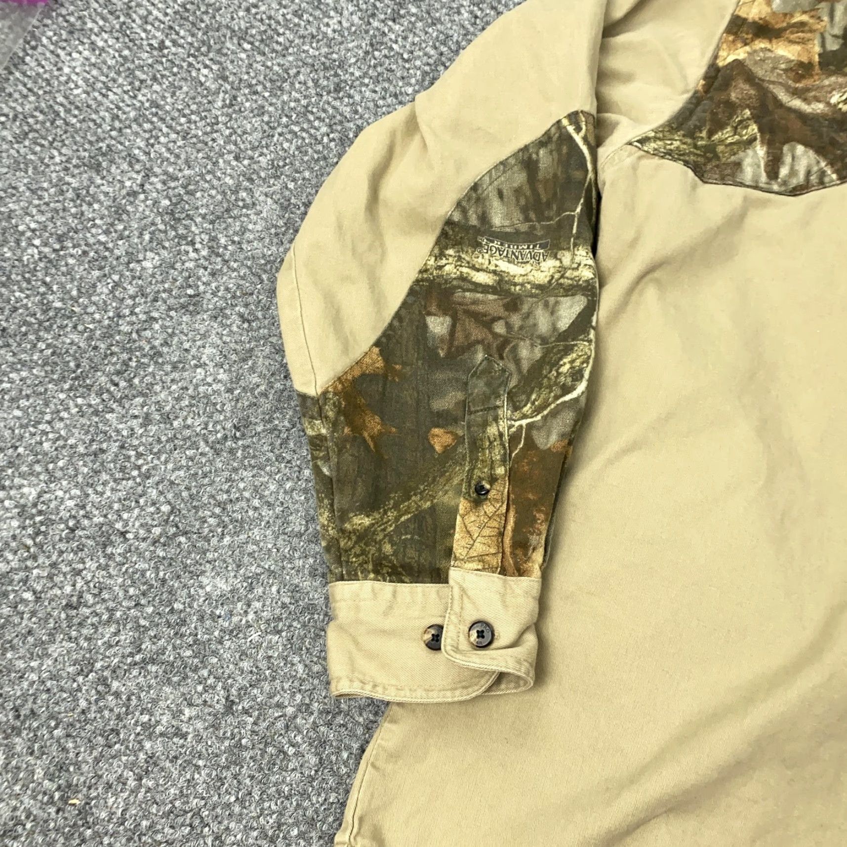 Wrangler Wrangler ProGear Hunting Shirt Mens XL Camouflage Canvas Long Sleeve Outdoor Workwear Size US XL / EU 56 / 4 - 5 Thumbnail