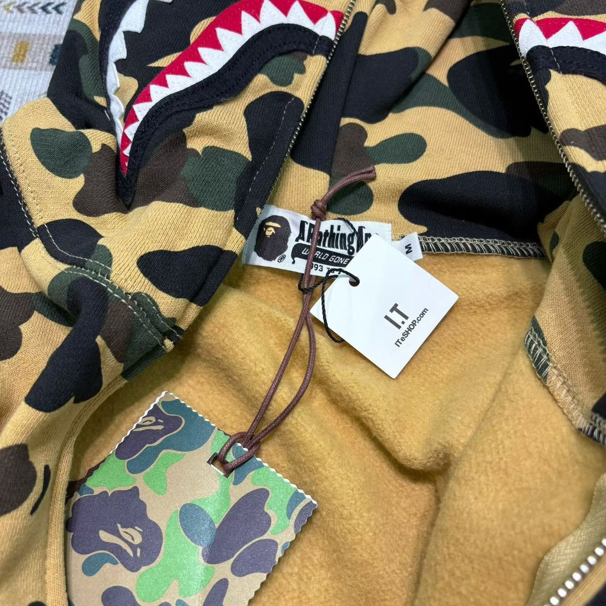 Bape BAPE CAMO FULL ZIP HOODIE Size US M / EU 48-50 / 2 - 7 Thumbnail