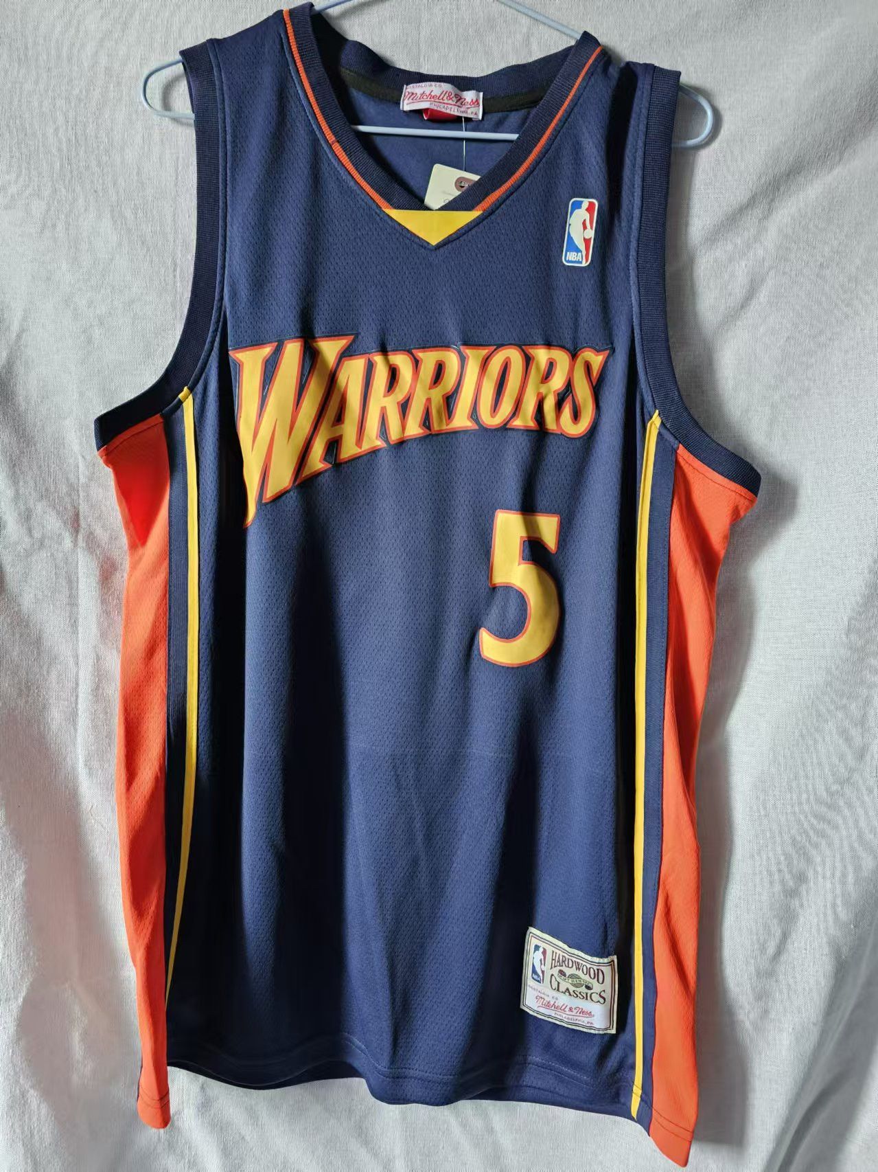 NBA Warriors #5 Baron Davis Jersey Size US L / EU 52-54 / 3 - 2 Thumbnail