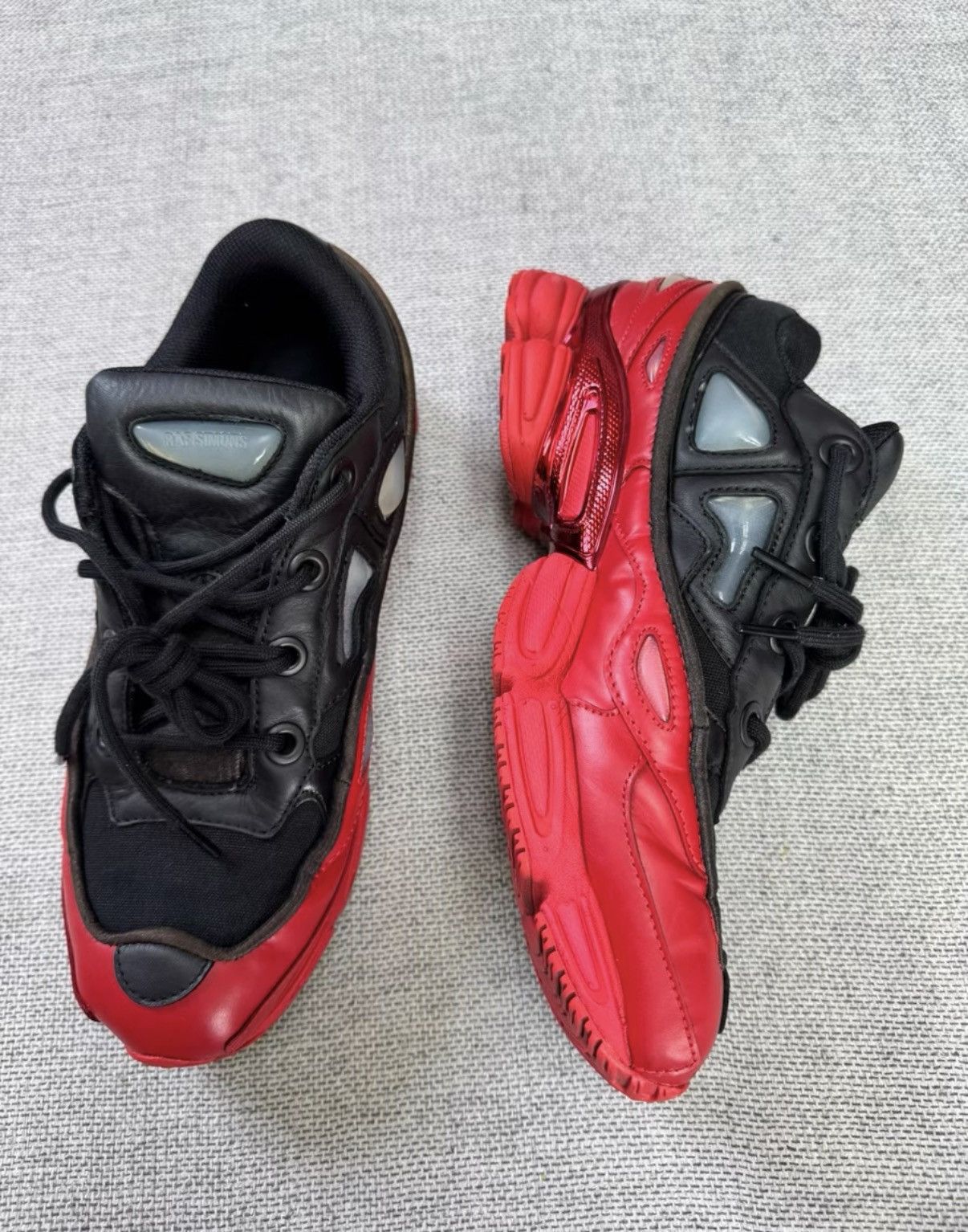 Adidas Adidas Raf Simons Ozweego Burgundy colorway K37 Size US 9.5 / EU 42-43 - 3 Thumbnail