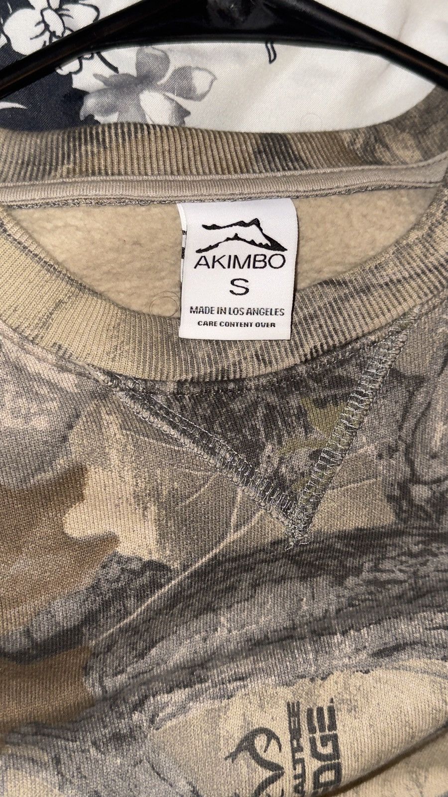 Akimbo Club REAL TREE CAMO SWEATSHIRT Size US S / EU 44-46 / 1 - 5 Thumbnail