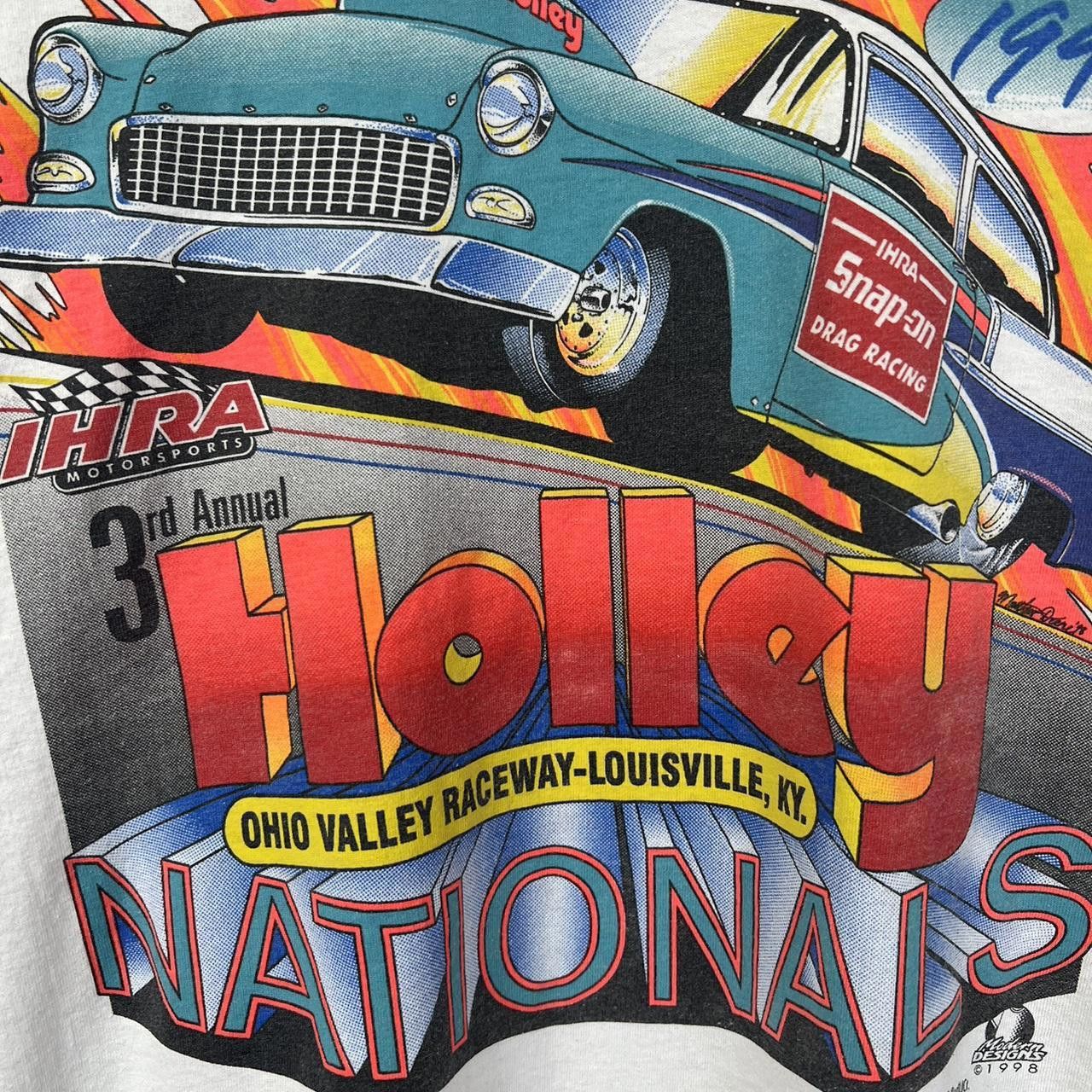 Planet Hollywood 1998 Holley Nationals T-Shirt - 3rd Annual Event Shirt Size US XL / EU 56 / 4 - 3 Thumbnail