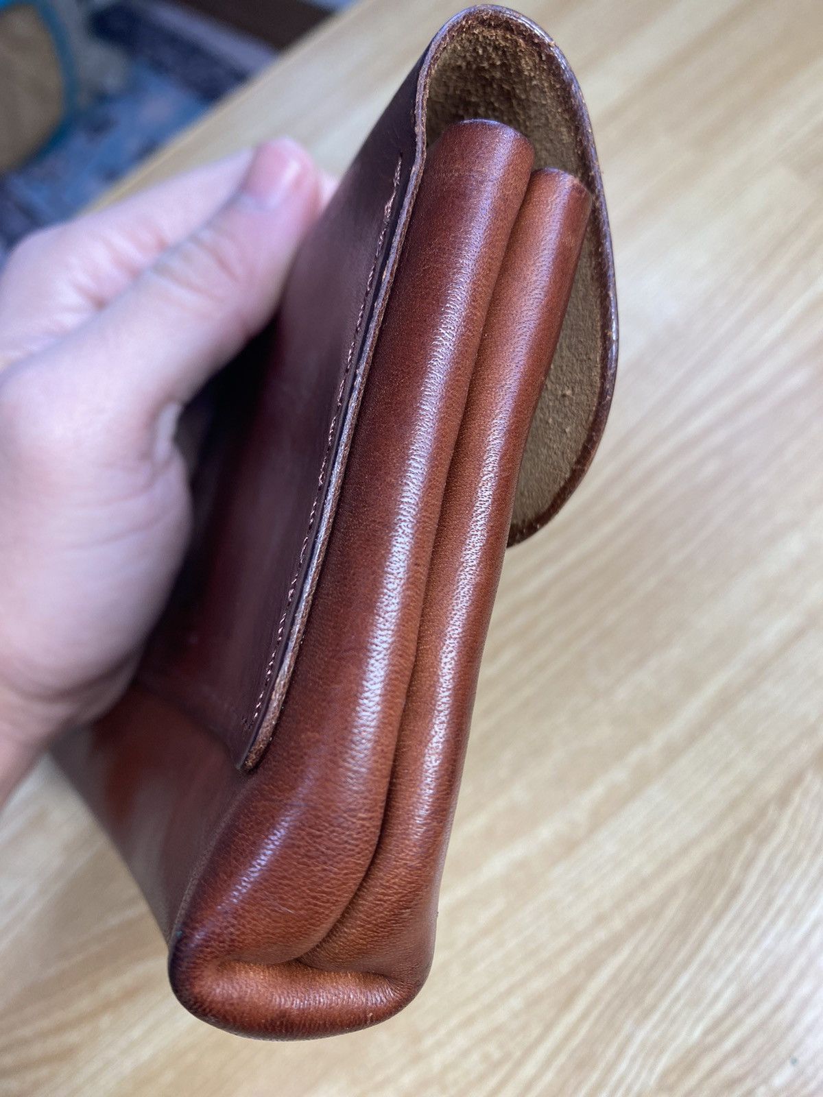 Leather × Vintage Elegant Leather Long Wallet Size ONE SIZE - 16 Thumbnail