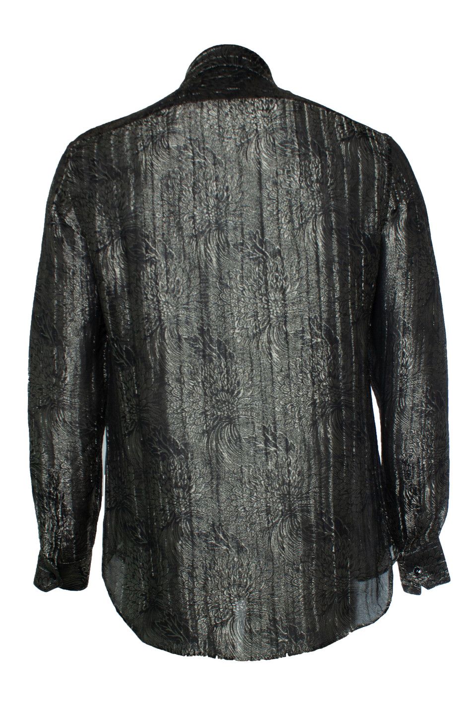 Saint Laurent Paris Saint Laurent, Jacquard woven floral shirt 2018 Size US M / EU 48-50 / 2 - 2 Thumbnail