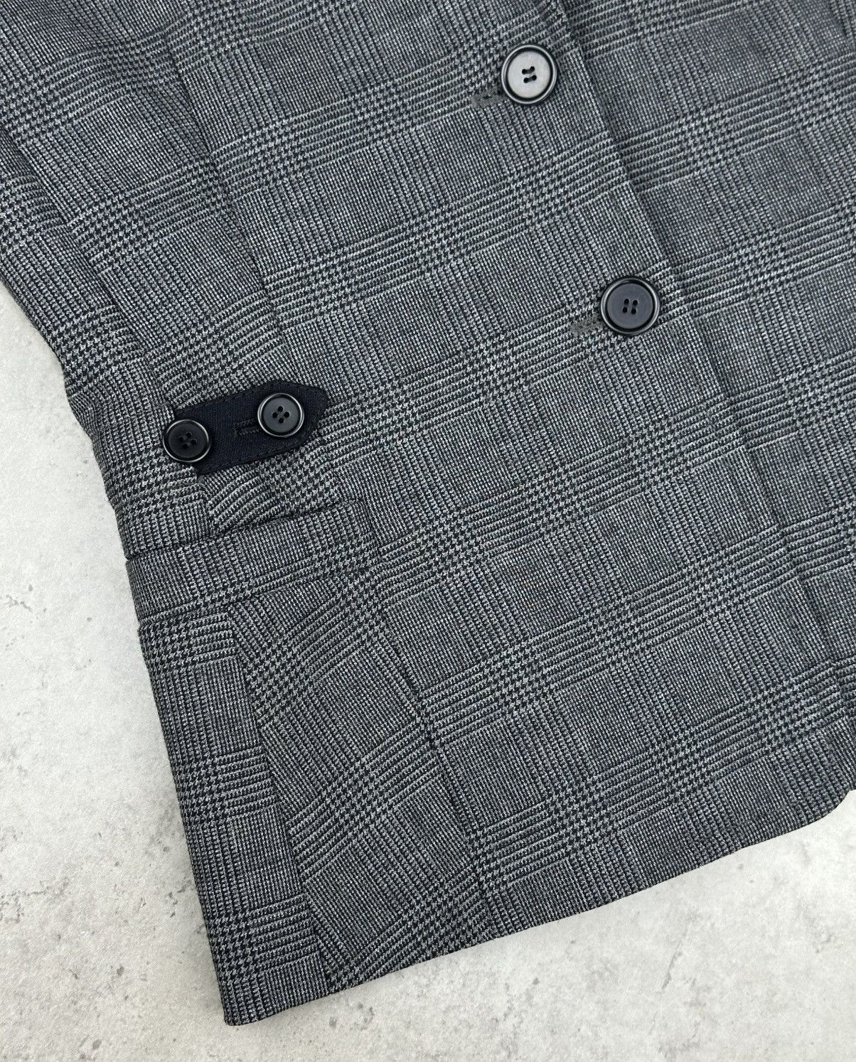 Akris Akris Punto Women's Gray Plaid Skirt Suit Set - US 4 / FR 36 Size S / US 4 / IT 40 - 13 Thumbnail