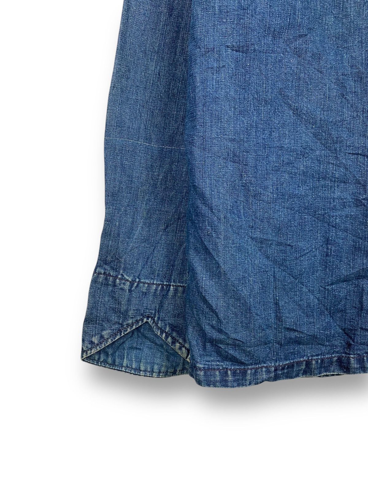 45rpm VINTAGE BLUE BLUE DENIM CHORE JACKET. #D10 Size US M / EU 48-50 / 2 - 4 Thumbnail