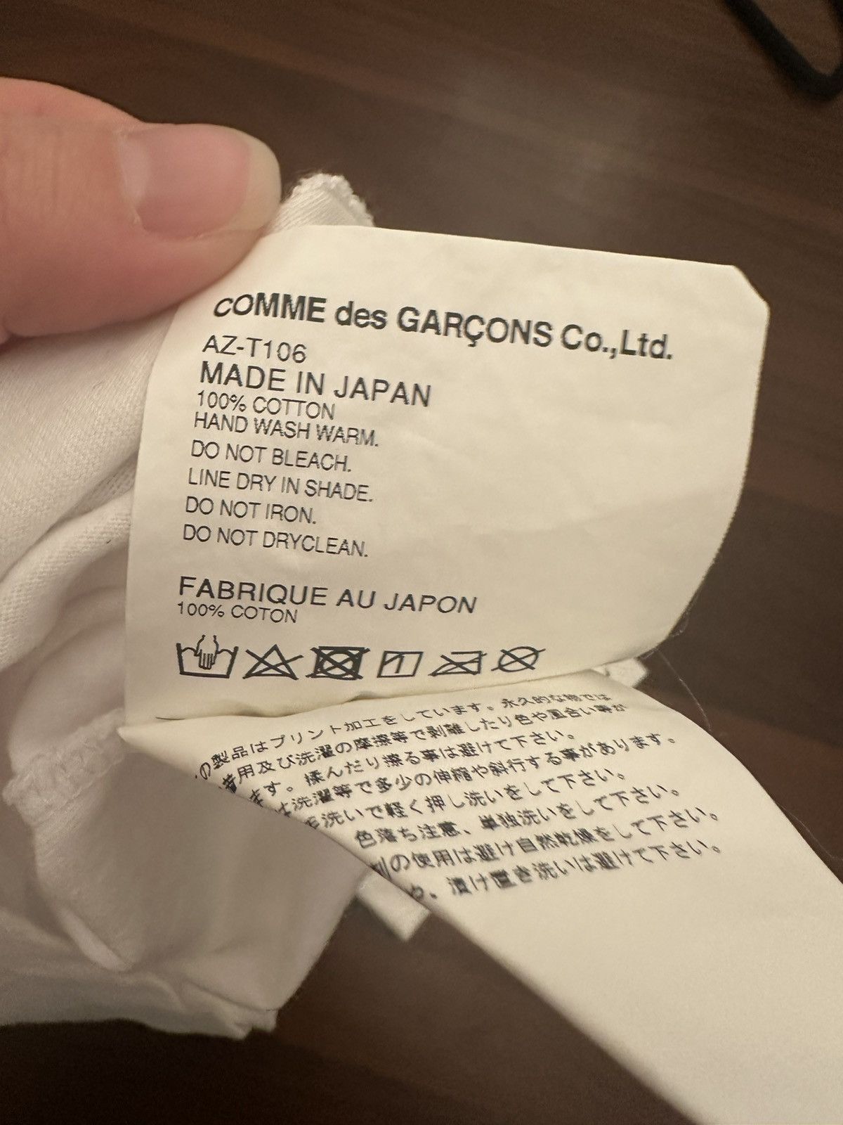 Comme des Garcons Comme de Garcons Tshirt Size S / US 4 / IT 40 - 10 Thumbnail