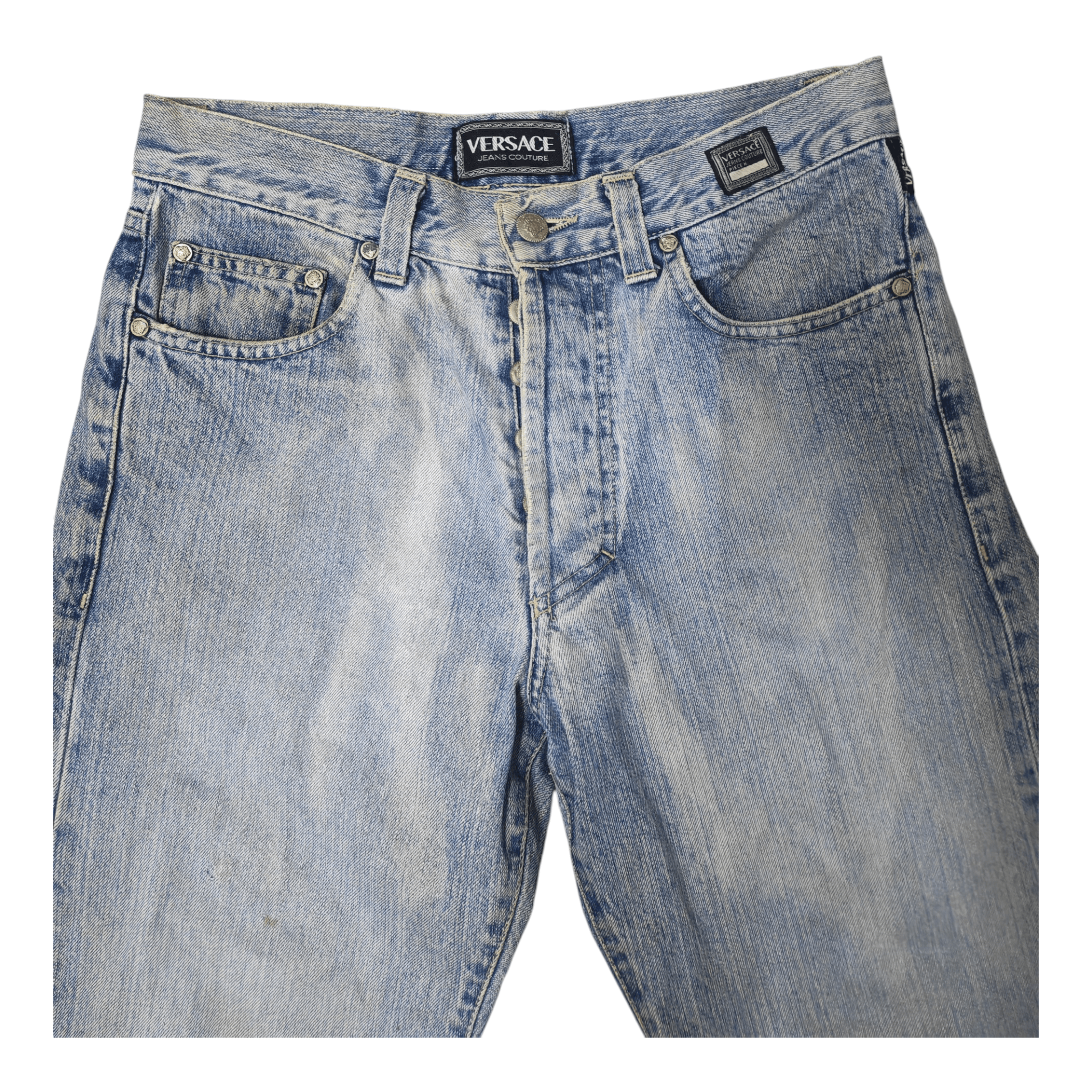 Versace Versace Jeans Couture Light Wash Denim Pants Size US 32 / EU 48 - 4 Thumbnail