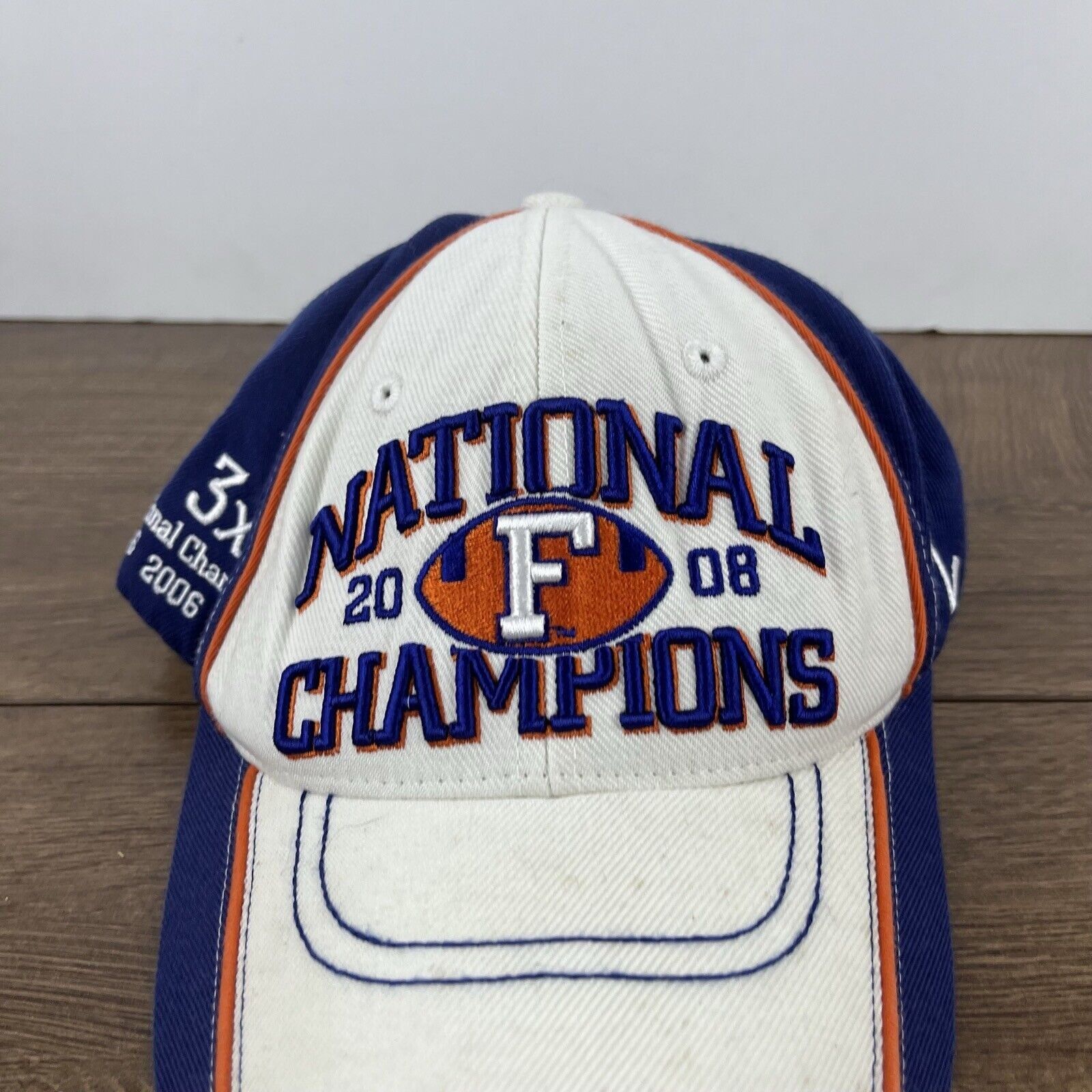 Other Florida Gators Hat 2008 National Champion Adjustable Hat Whi Size ONE SIZE - 6 Thumbnail