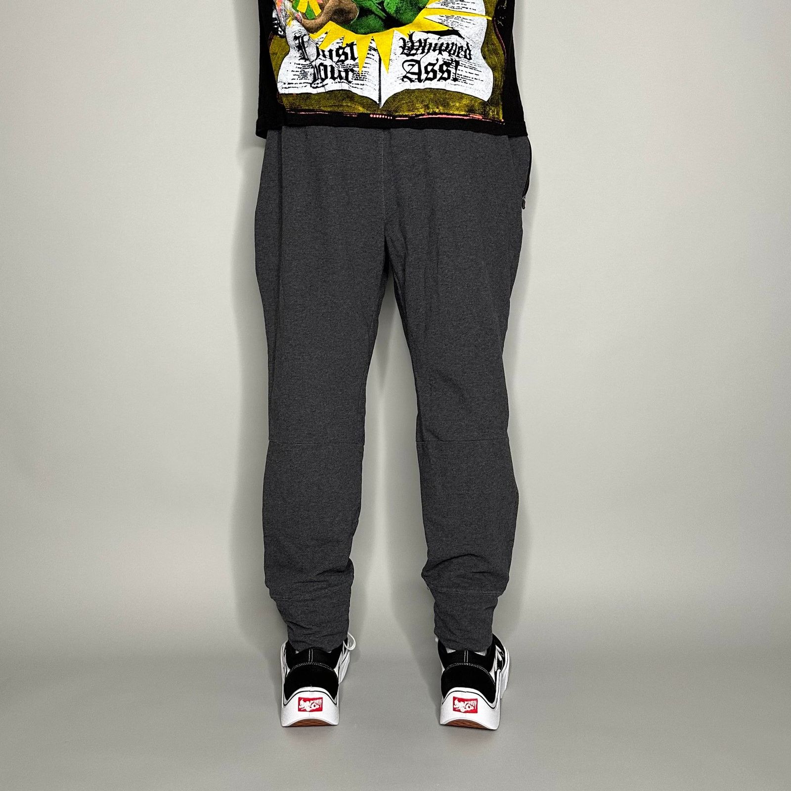 Reebok Vintage Y2K Reebok Joggers Mens XL Dark Grey Sweatpants Size US 36 / EU 52 - 3 Thumbnail