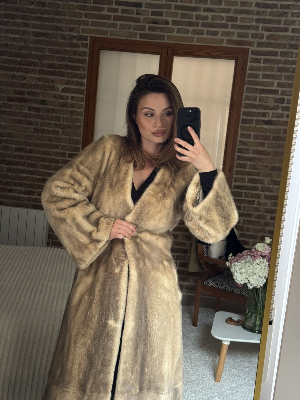 Other Vintage Mink Fur Coat Custom Made Size S / US 4 / IT 40 - 10 Thumbnail