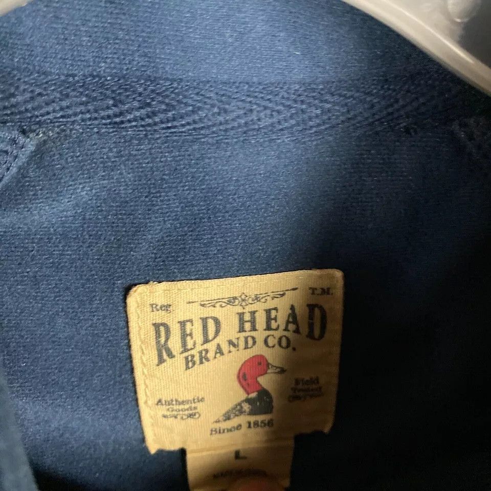 Redhead RedHead Sweater Men's Large Henley Knit 100% Polyester L Size US L / EU 52-54 / 3 - 3 Thumbnail