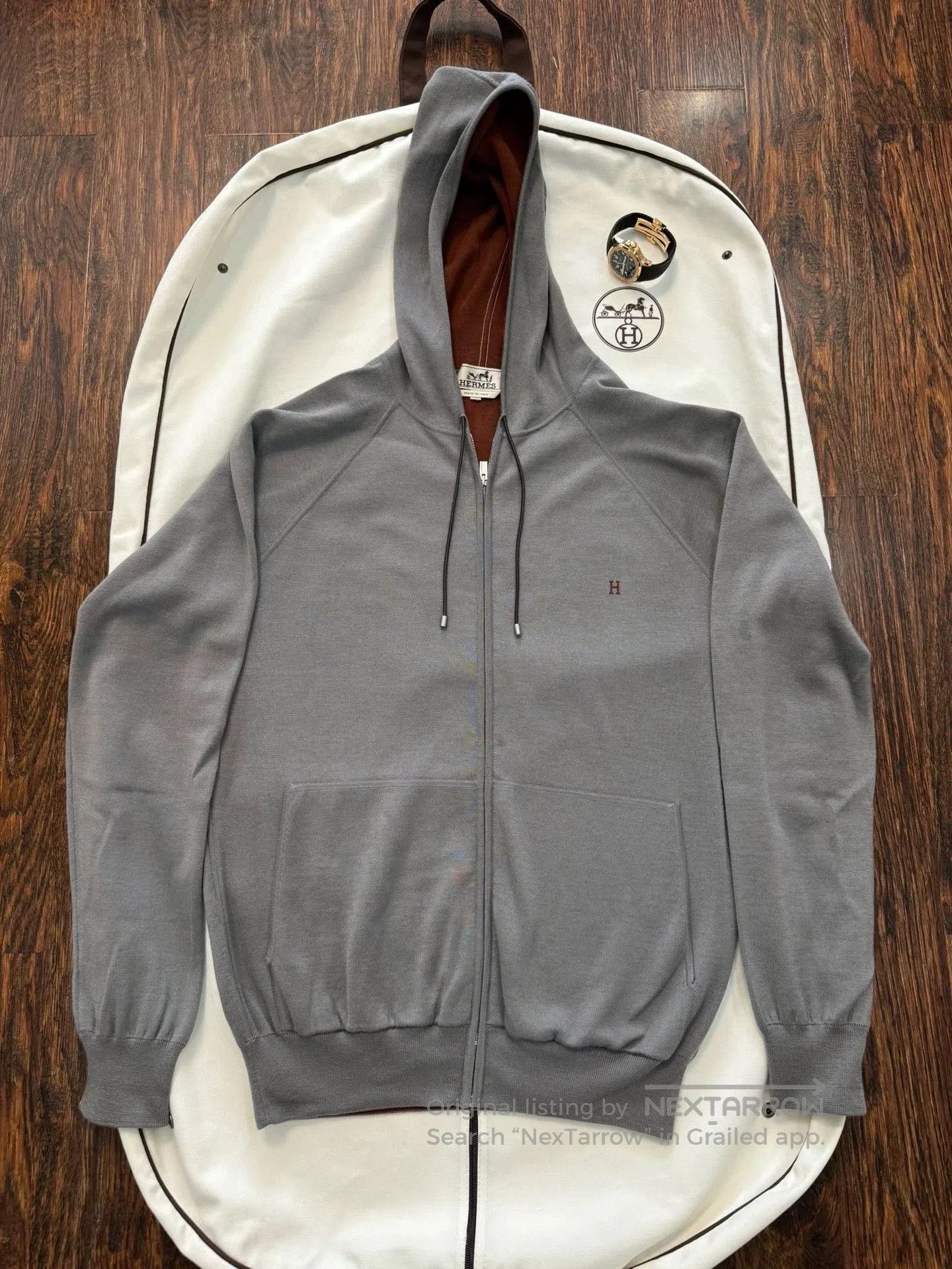 Hermes Multi Color Zip-Up Hoodie, Size S. Size US S / EU 44-46 / 1 - 1 Thumbnail