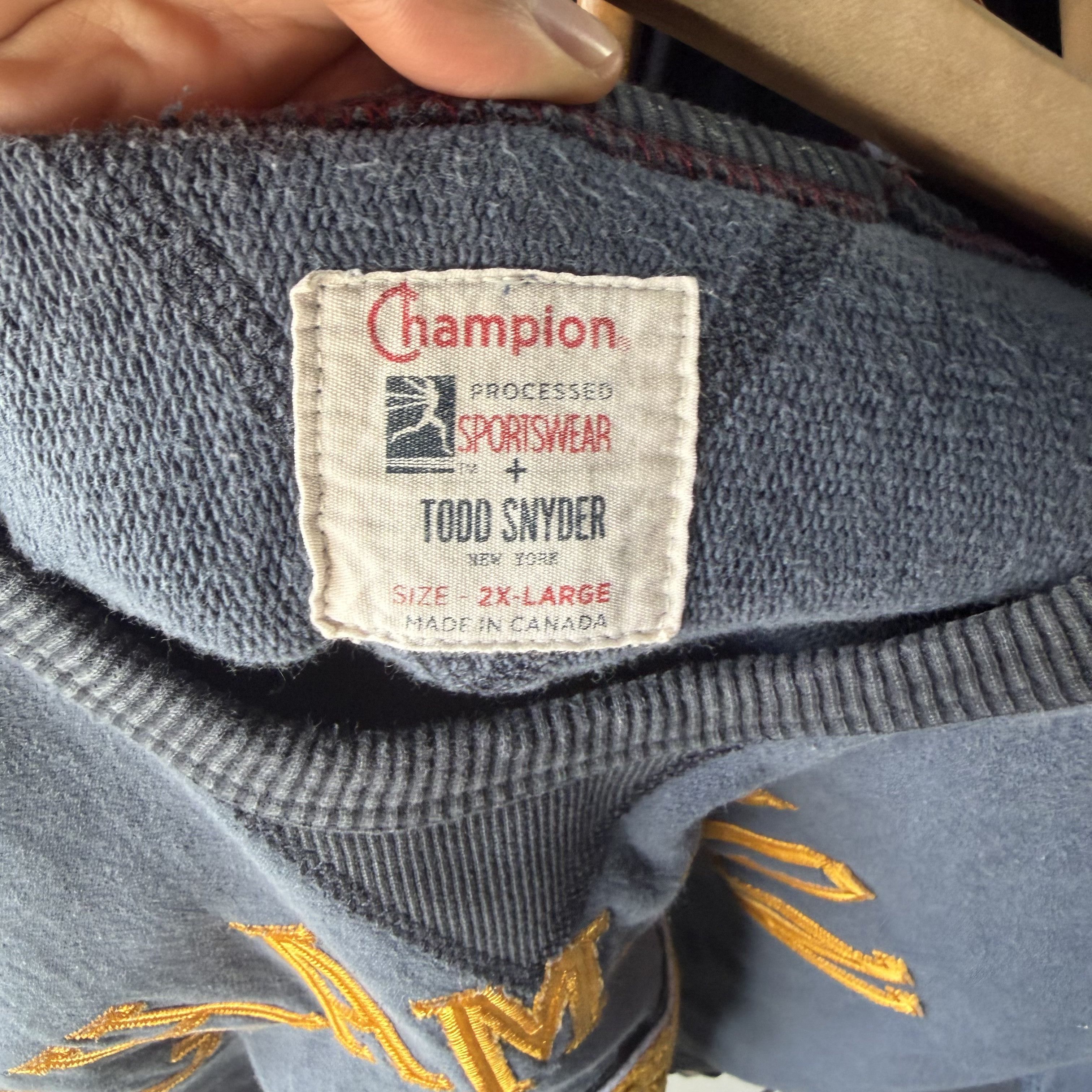 Champion × Todd Snyder Champion Todd Snyder Sweatshirt Mens Crewneck Chenille Bear Size US XXL / EU 58 / 5 - 8 Thumbnail