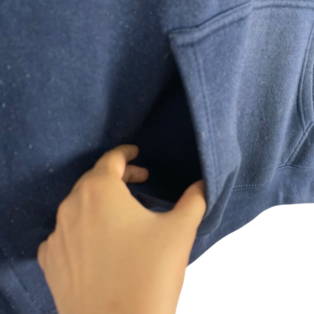 Designer × Vintage Vintage Zone One Hoodie Sweater Navy Blue Pullover Size M Size US M / EU 48-50 / 2 - 5 Thumbnail