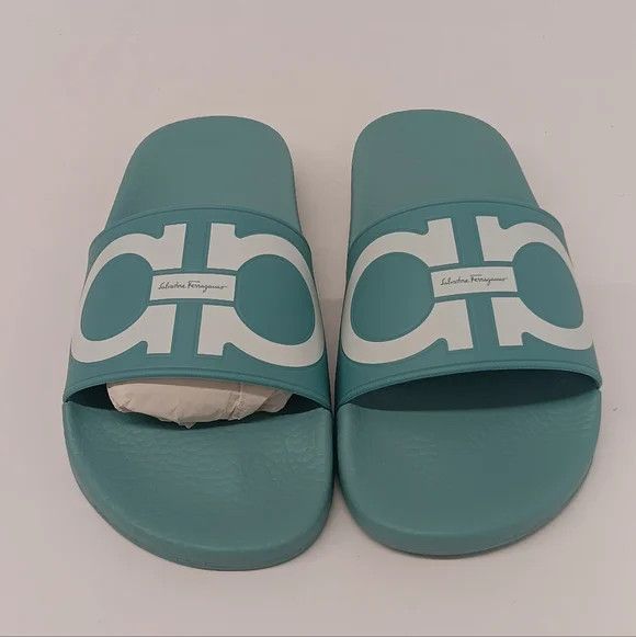 Salvatore Ferragamo Salvatore Ferragamo Groovy Dual Gancini Slides - Size 6 Size US 6 / IT 36 - 3 Thumbnail